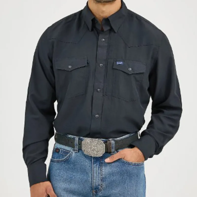 Wrangler Black Pearl Snap made by Western Edge