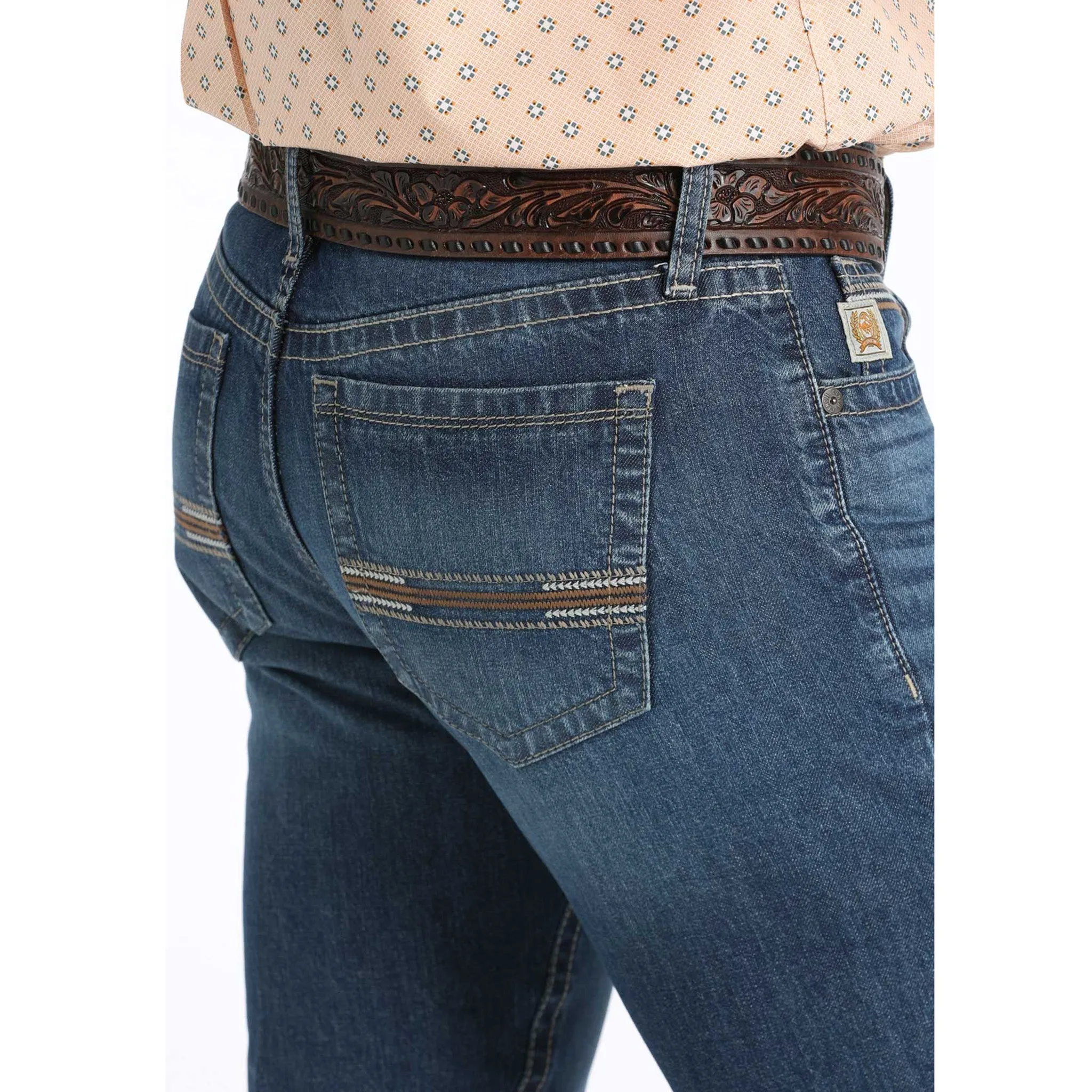 Cinch Men's Ian Medium Stone Jean sold by Western Edge product image thumbnail 3