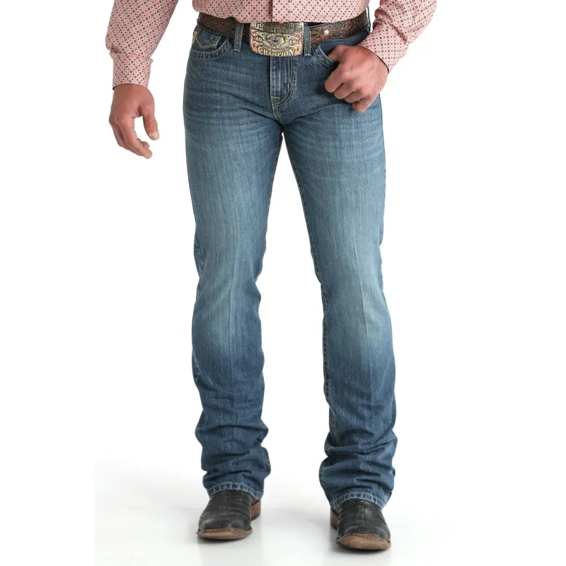 Cinch Men's Ian Medium Stone Jean made by Cinch