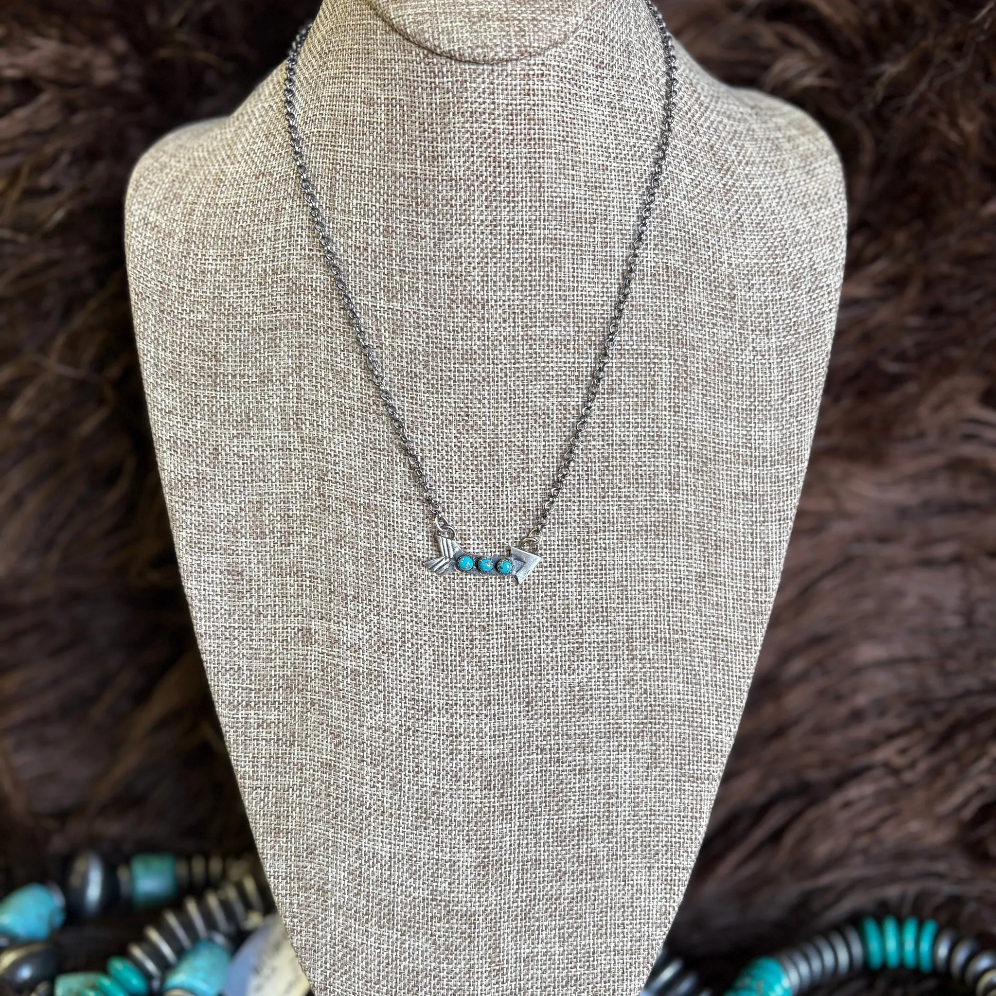 "Rory" Arrow Necklace sold by Western Edge