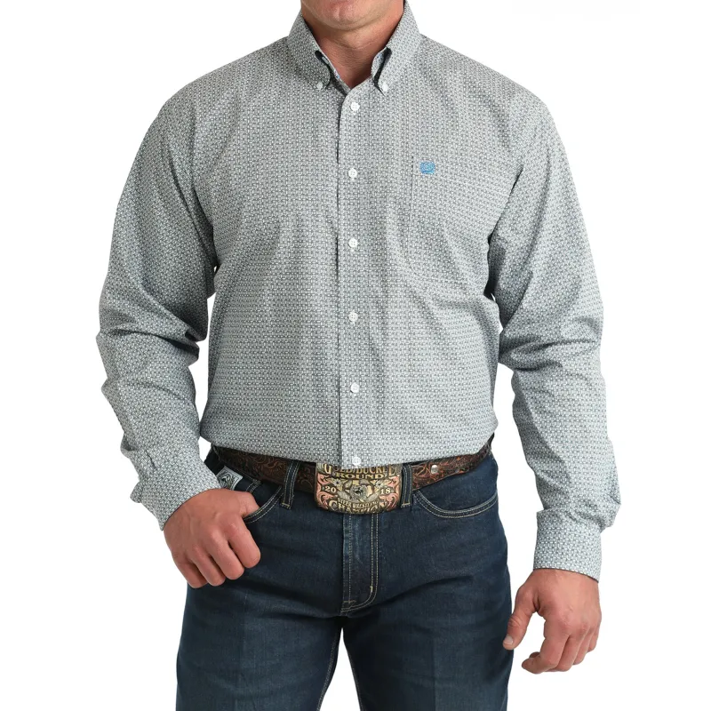 Cinch Men's Geo Print Long Sleeve Shirt sold by Western Edge