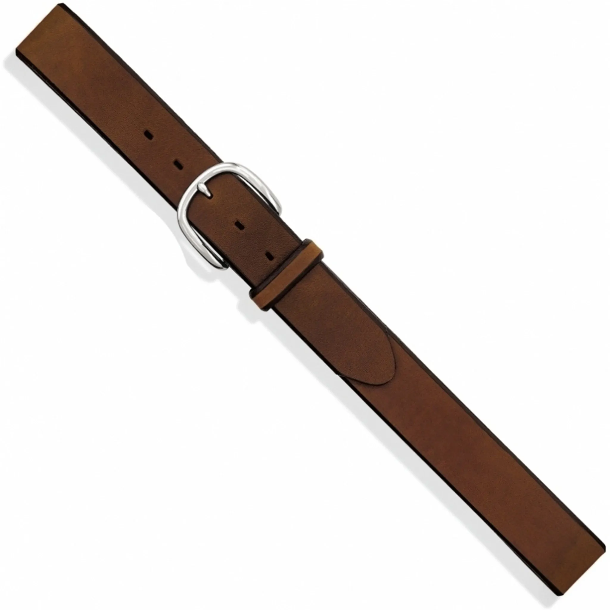 Solid Brown Harness Leather Belt sold by Western Edge product image thumbnail 3