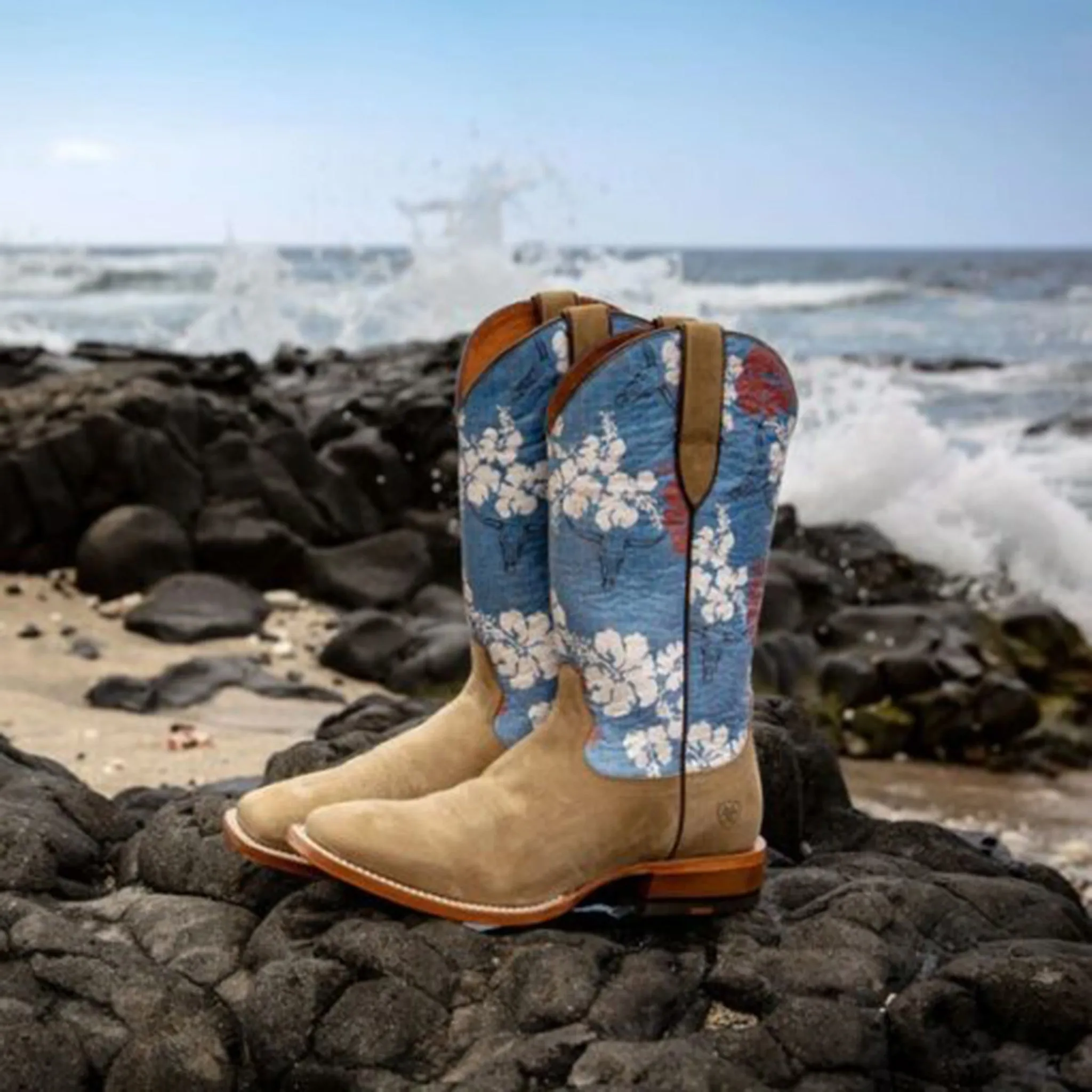 Ariat Men's Frontier Western Aloha Cowboy Boots sold by Western Edge product image thumbnail 2