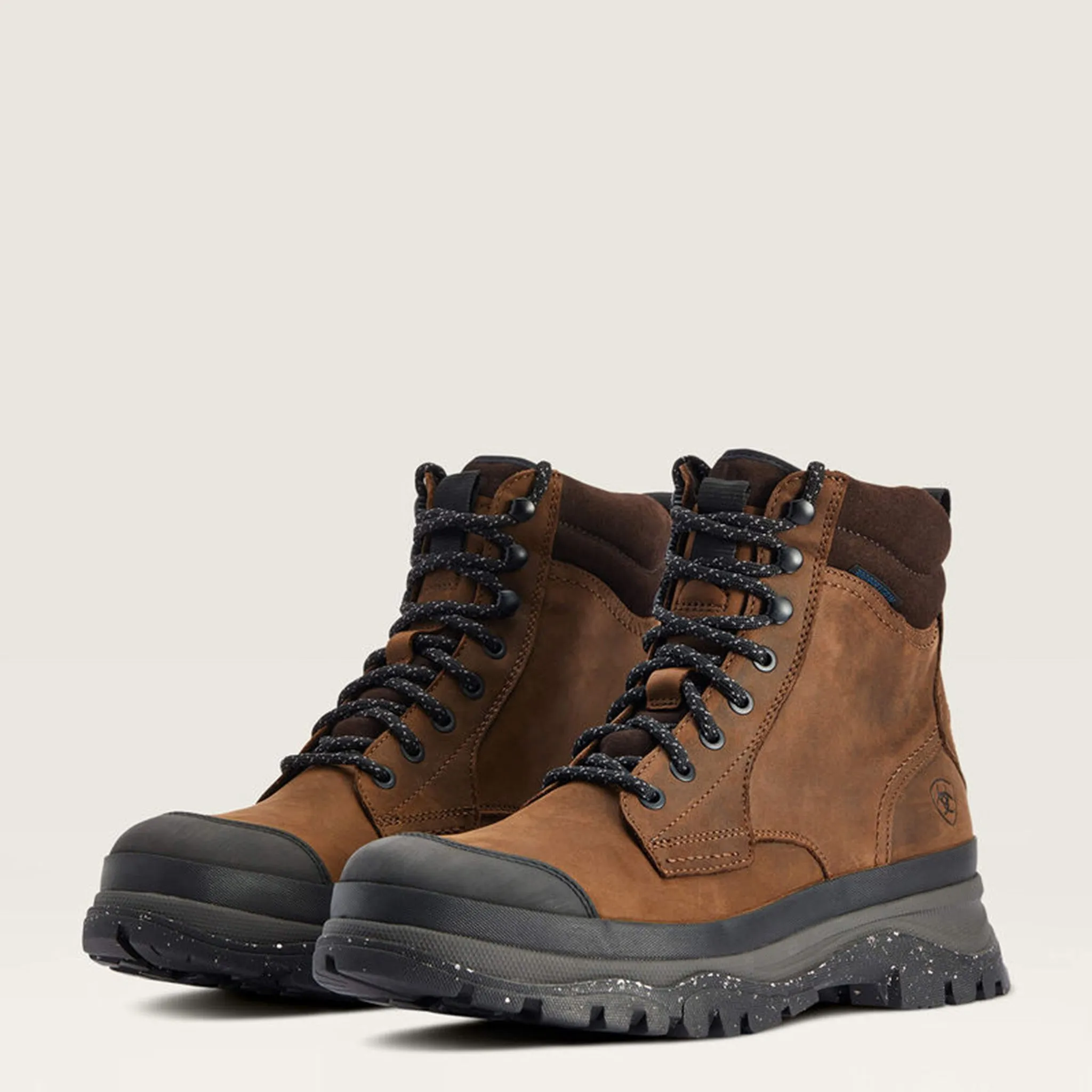 Ariat Men's Brown Waterproof Moresby Boots sold by Western Edge