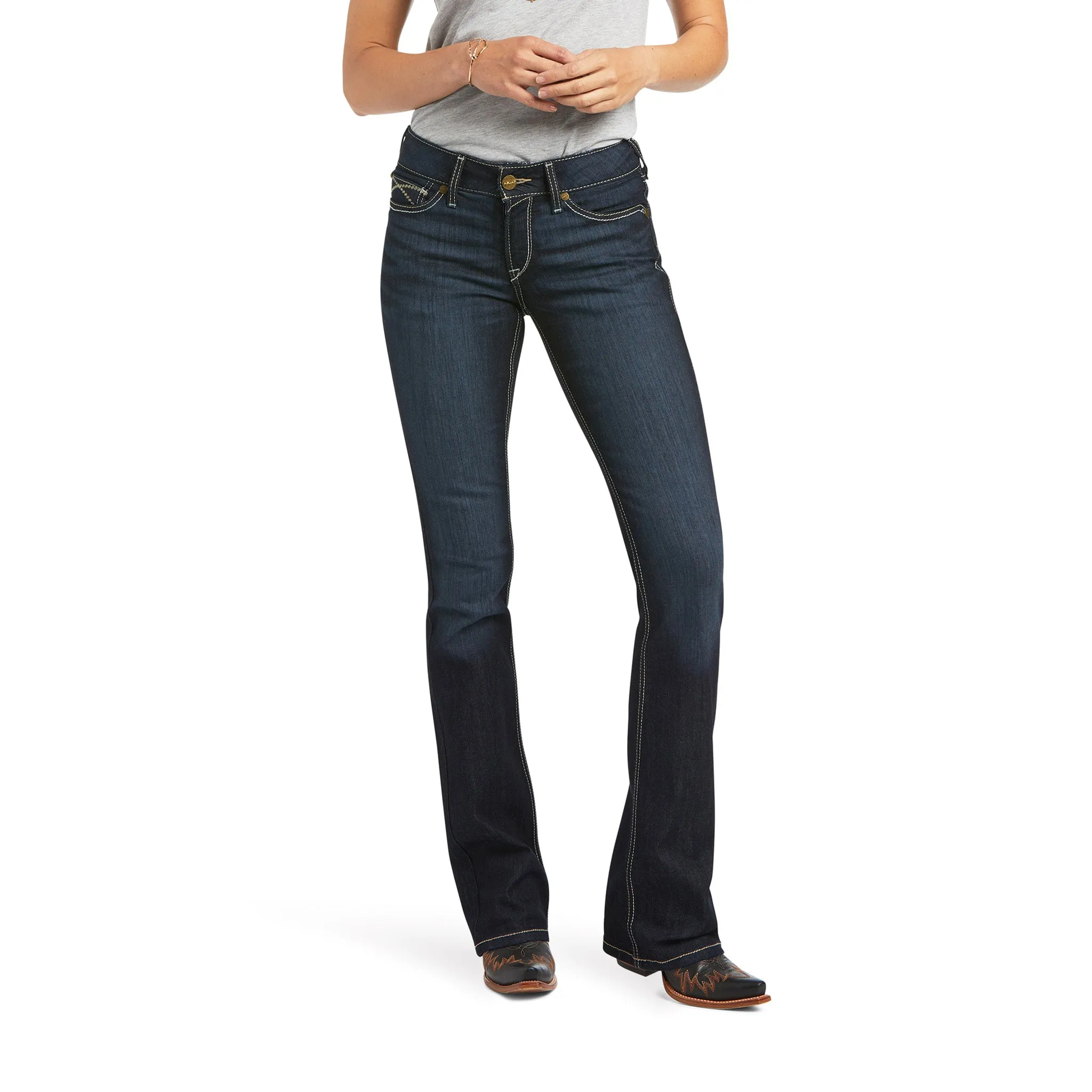 Ariat Women's R.E.A.L. Contessa Boot Cut Jeans sold by Western Edge product image thumbnail 2