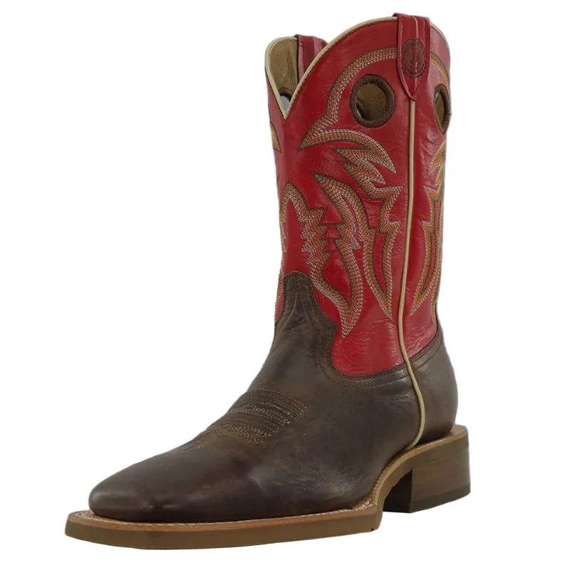 R. Watson Men's Goat Leather Western Boots made by Western Edge