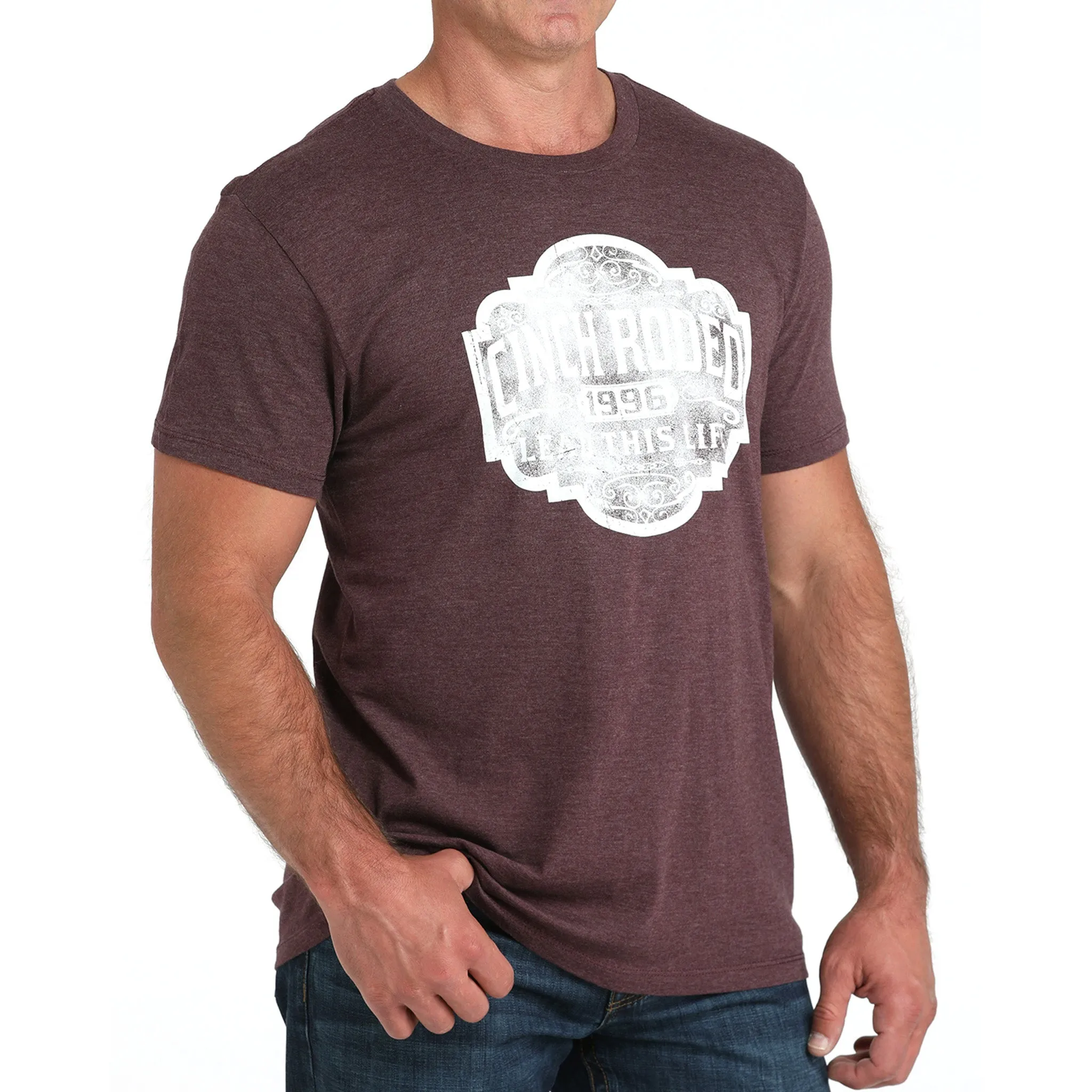 Cinch Men's Purple Graphic Rodeo Tee sold by Western Edge product image thumbnail 3