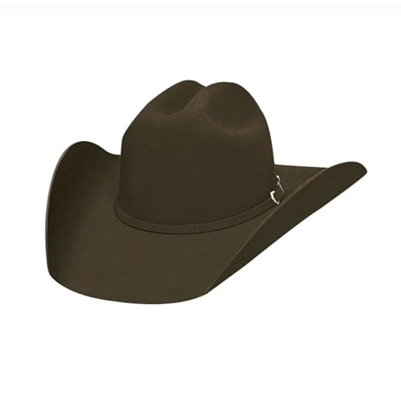 Montecarlo Appaloosa Chocolate 2X Felt Hat made by Western Edge