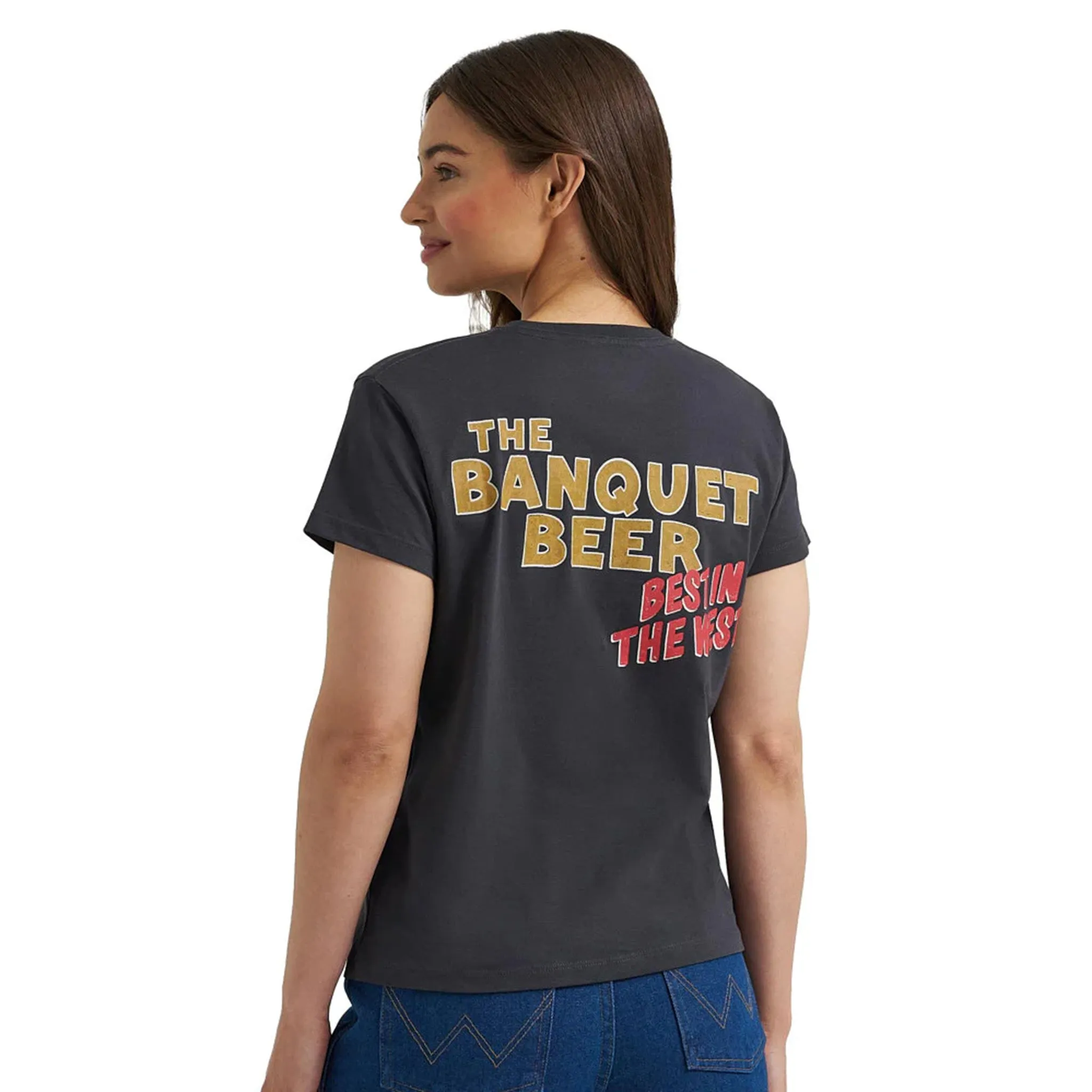 Wrangler Women's Coors Bucking Bronco Tee sold by Western Edge product image thumbnail 2