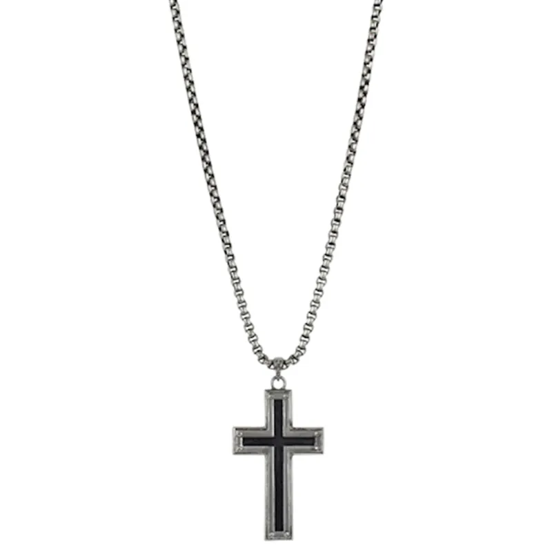 Justin Men's Reversable Cross Necklace sold by Western Edge