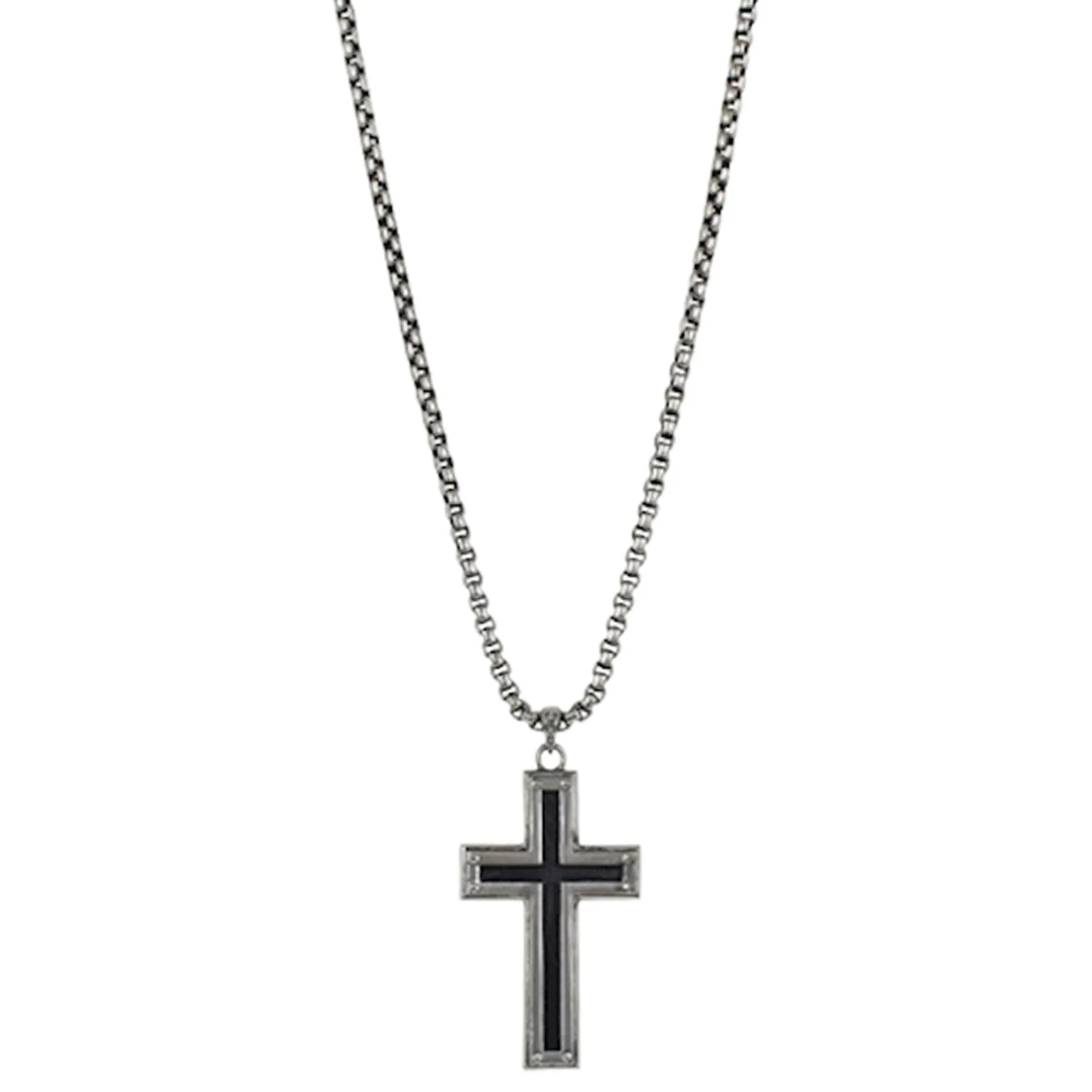 Justin Men's Reversable Cross Necklace sold by Western Edge