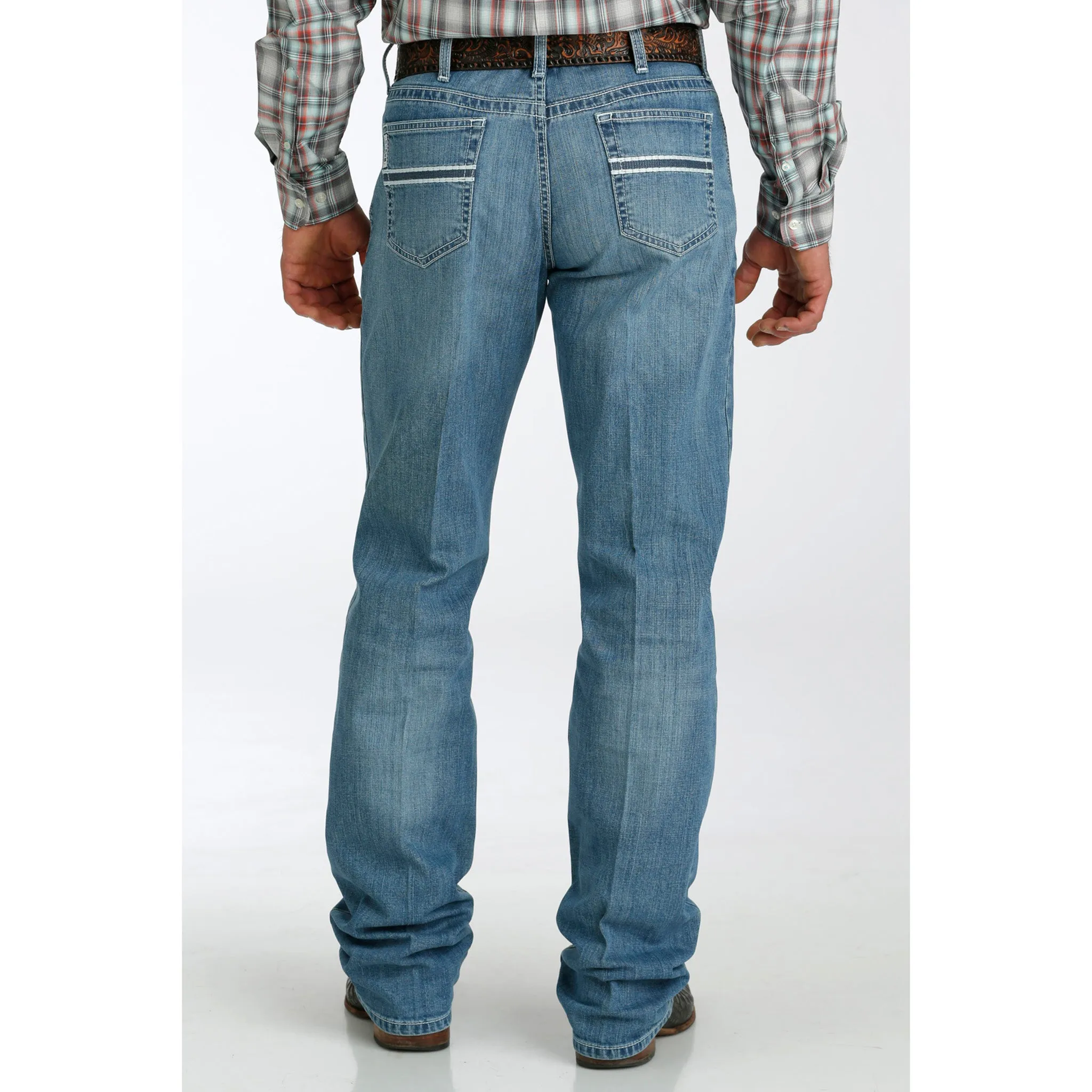 Cinch Men's White Label Medium Stone Wash Jeans sold by Western Edge