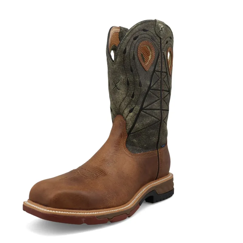 Twisted X Men's 12" Nano Toe Work Boot made by Twisted X
