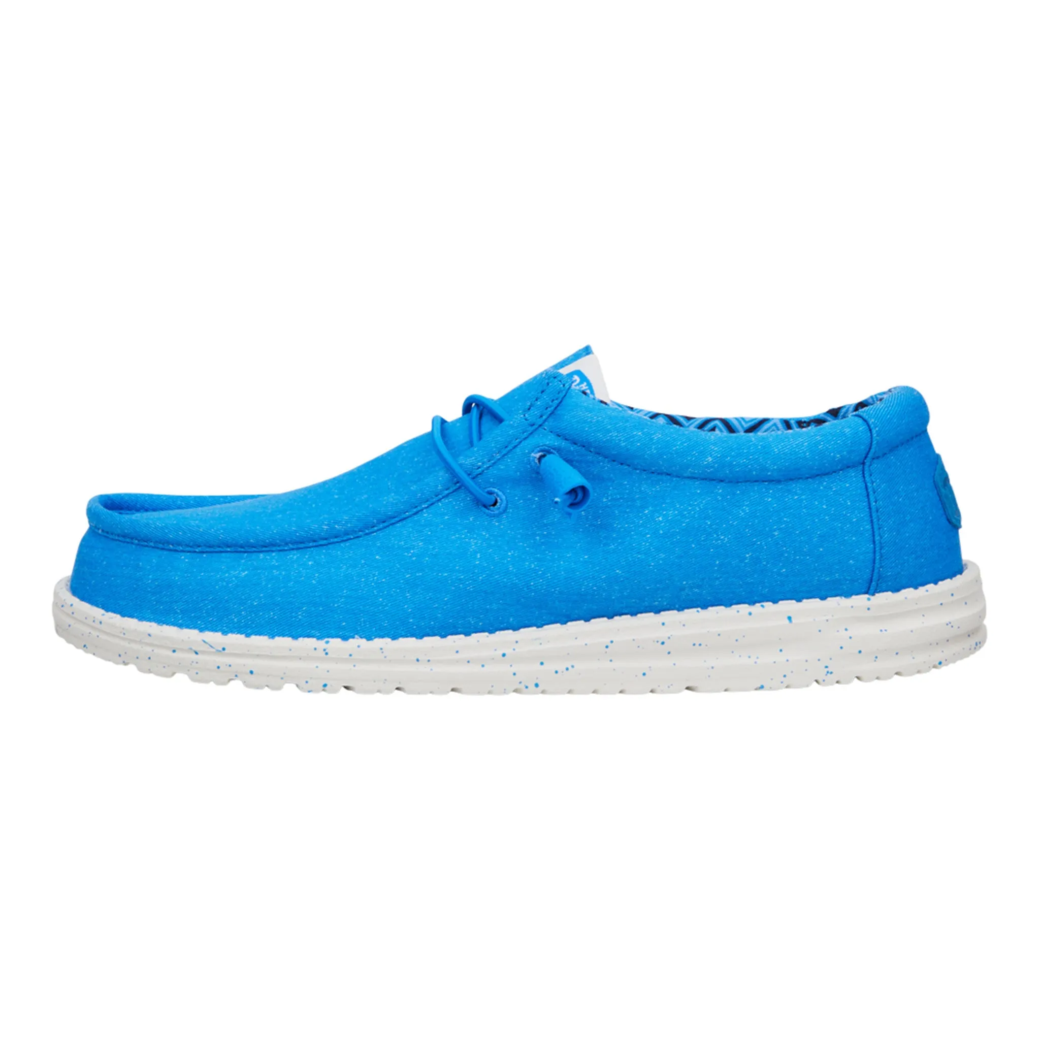 Hey Dude Wally Stretch Canvas Blue sold by Western Edge