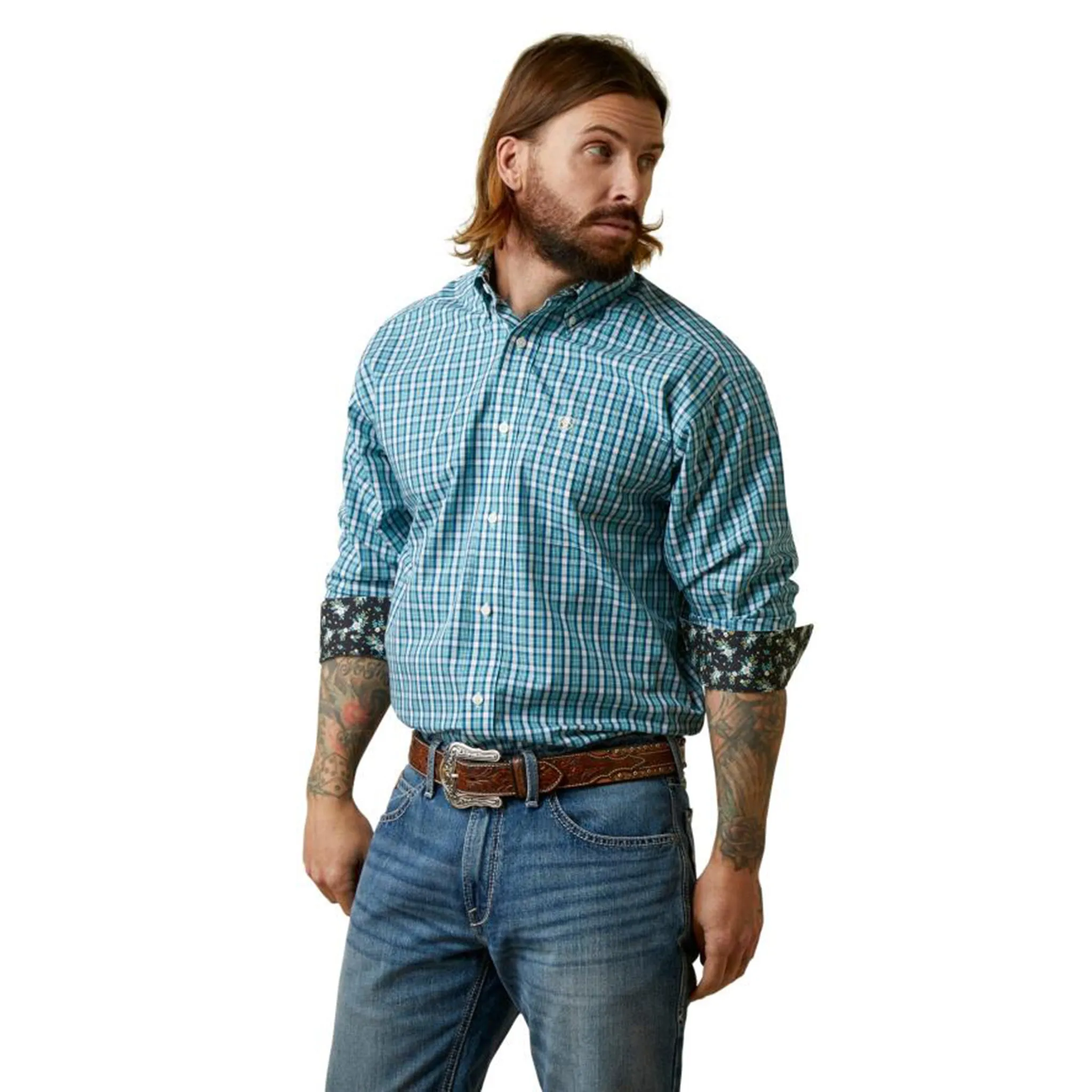 Ariat Men's Wrinkle Free Cayden Classic Fit Long Sleeve sold by Western Edge