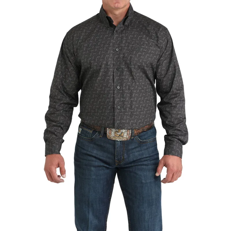 Cinch Men's Classic Fit Paisley Long Sleeve Button Down sold by Western Edge