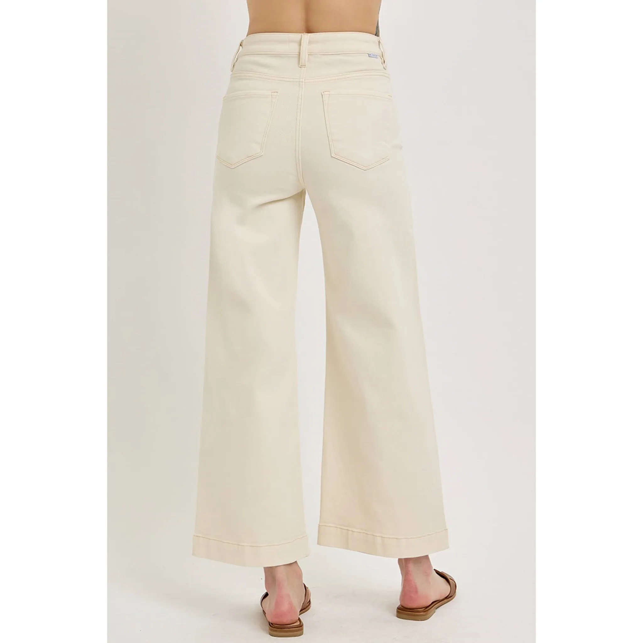 Risen Women's Ivory High Rise Crop Jean sold by Western Edge product image thumbnail 3
