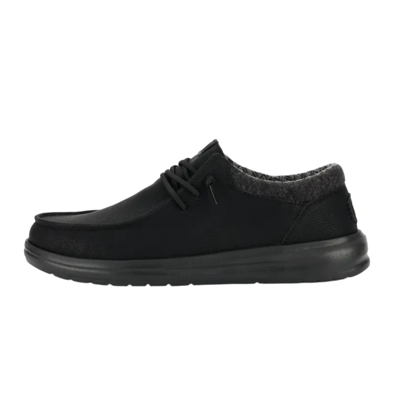 Hey Dude Men's Paul Classic Black Shoe made by Hey Dude