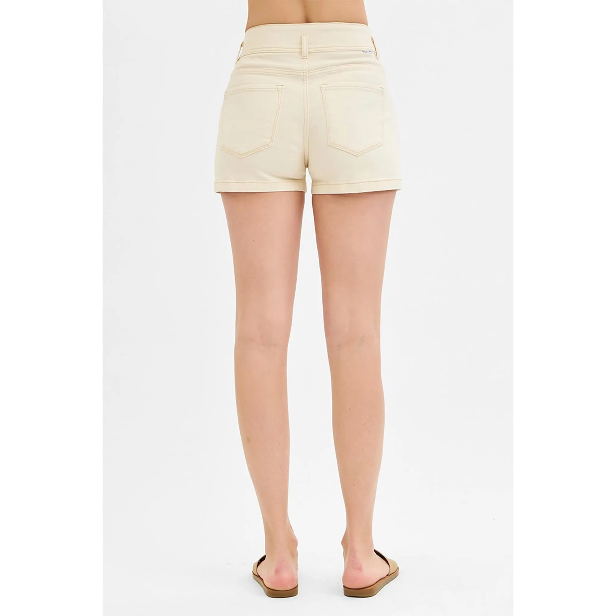 Risen Women's Ivory Bow Detail High Rise Shorts sold by Western Edge product image thumbnail 5