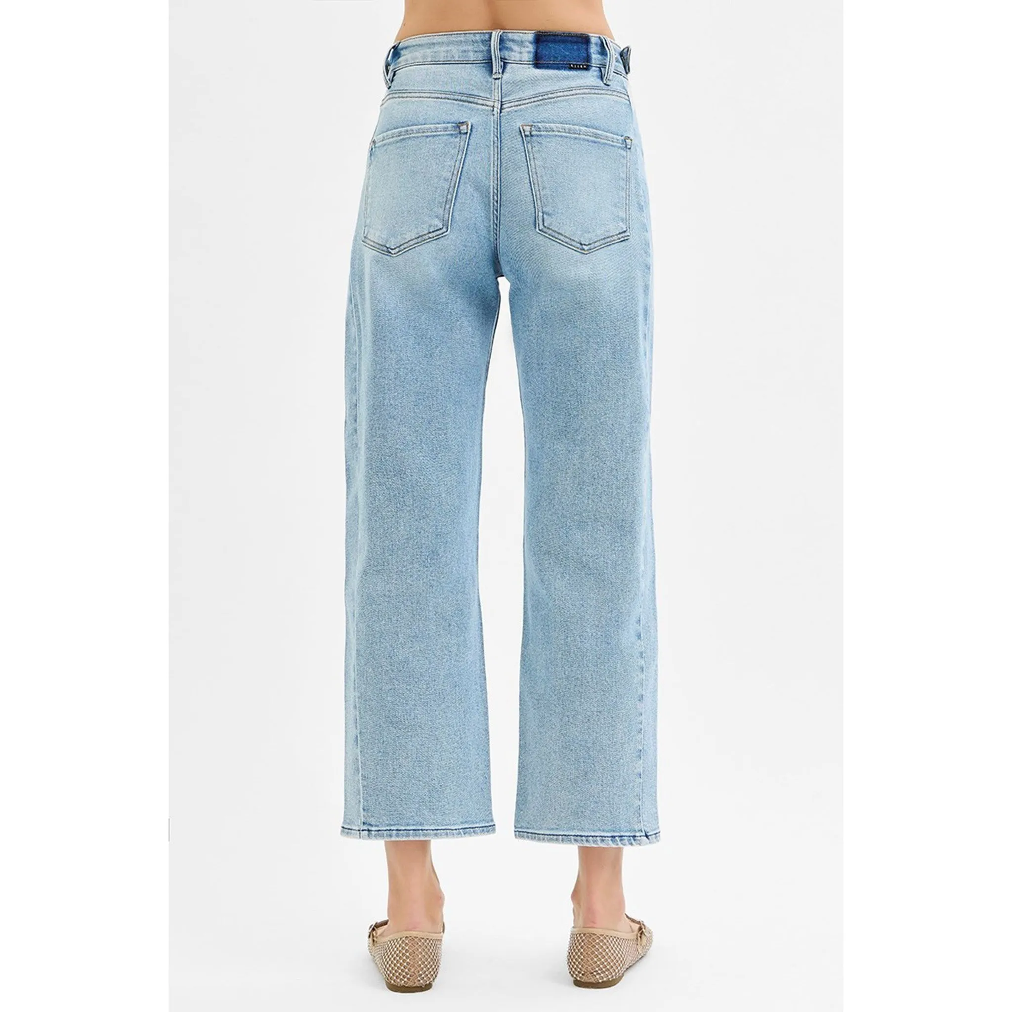 Risen Women's Light High Rise Crop Barrel Jeans sold by Western Edge product image thumbnail 4