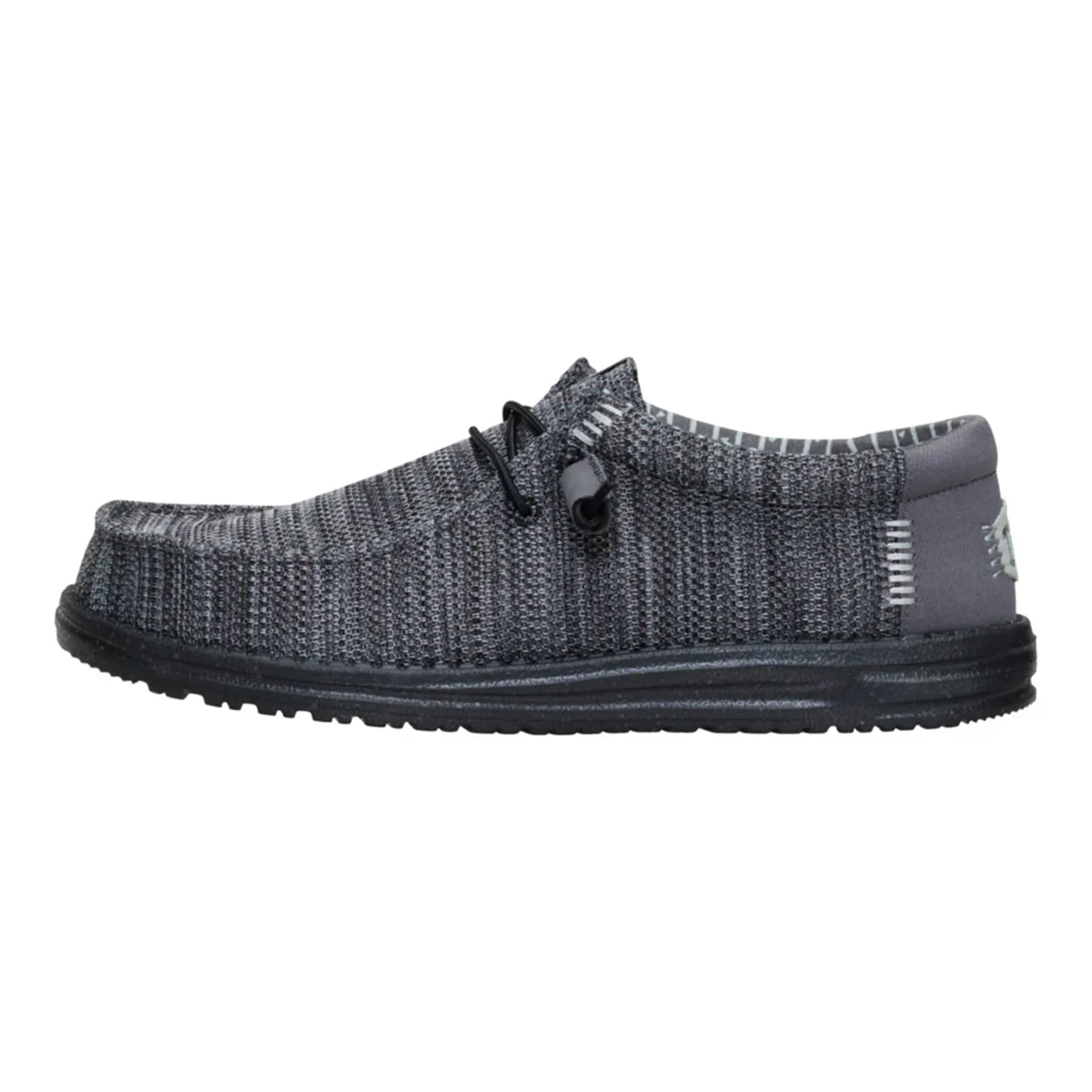 Hey Dude Wally Stretch Sox Granite Grey & Black sold by Western Edge product image thumbnail 3