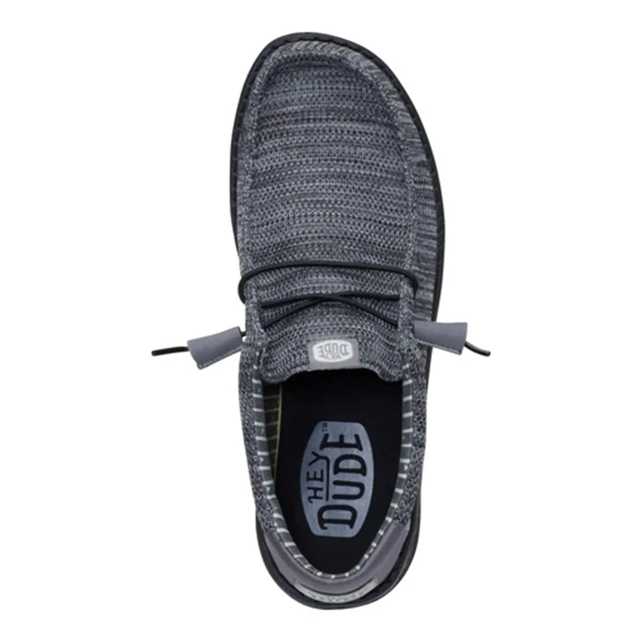 Hey Dude Wally Stretch Sox Granite Grey & Black sold by Western Edge product image thumbnail 5