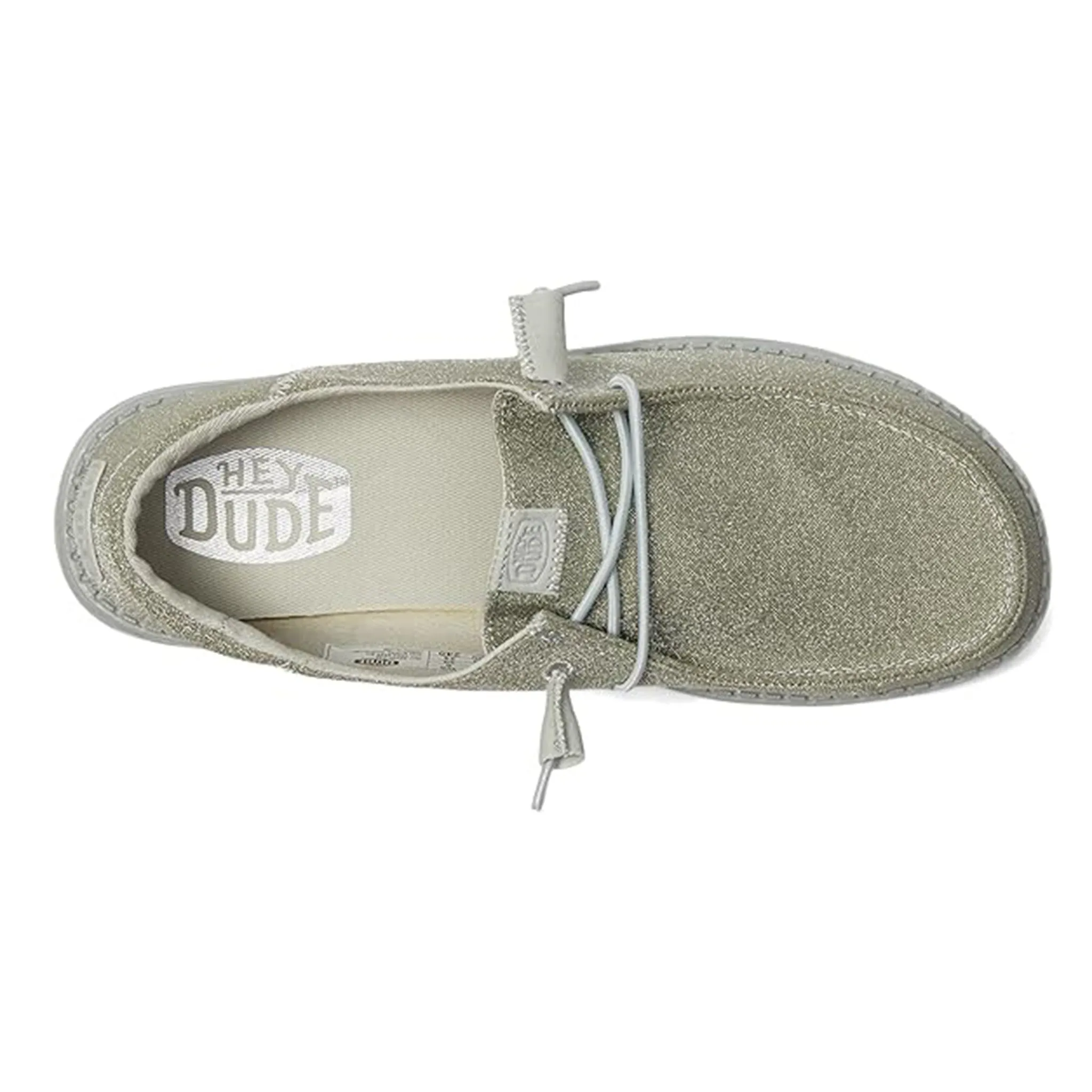 Hey Dude Wendy Funk Silver Sparkle Loafer sold by Western Edge product image thumbnail 3