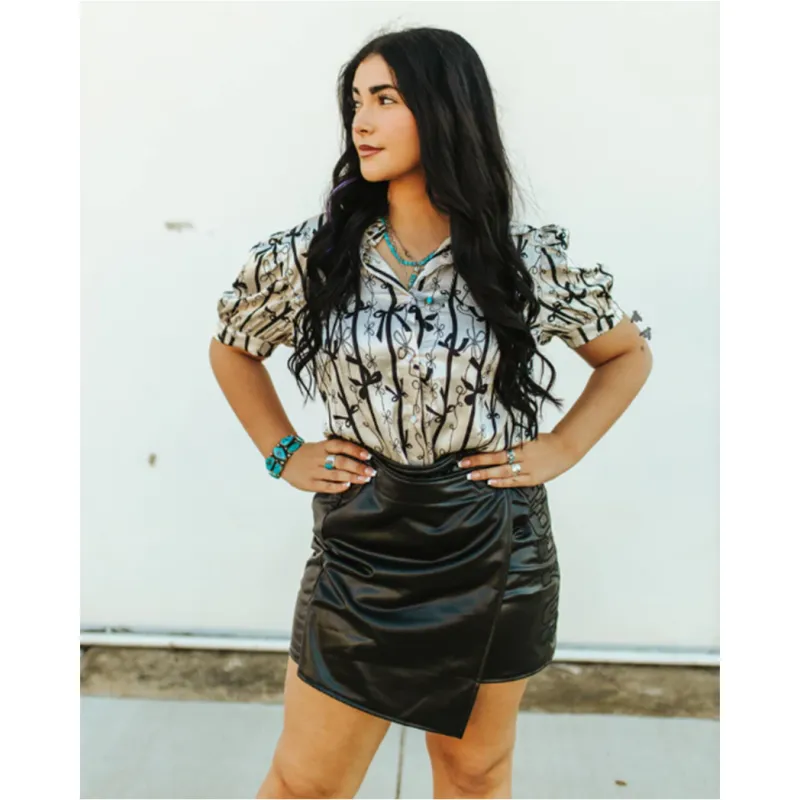 Rustic Ribbons Bouse made by Western Edge