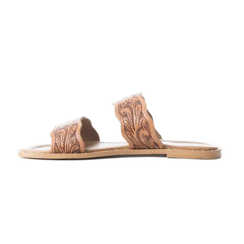 Myra Women's Santa Fe Double Strap Slides made by Myra Bag