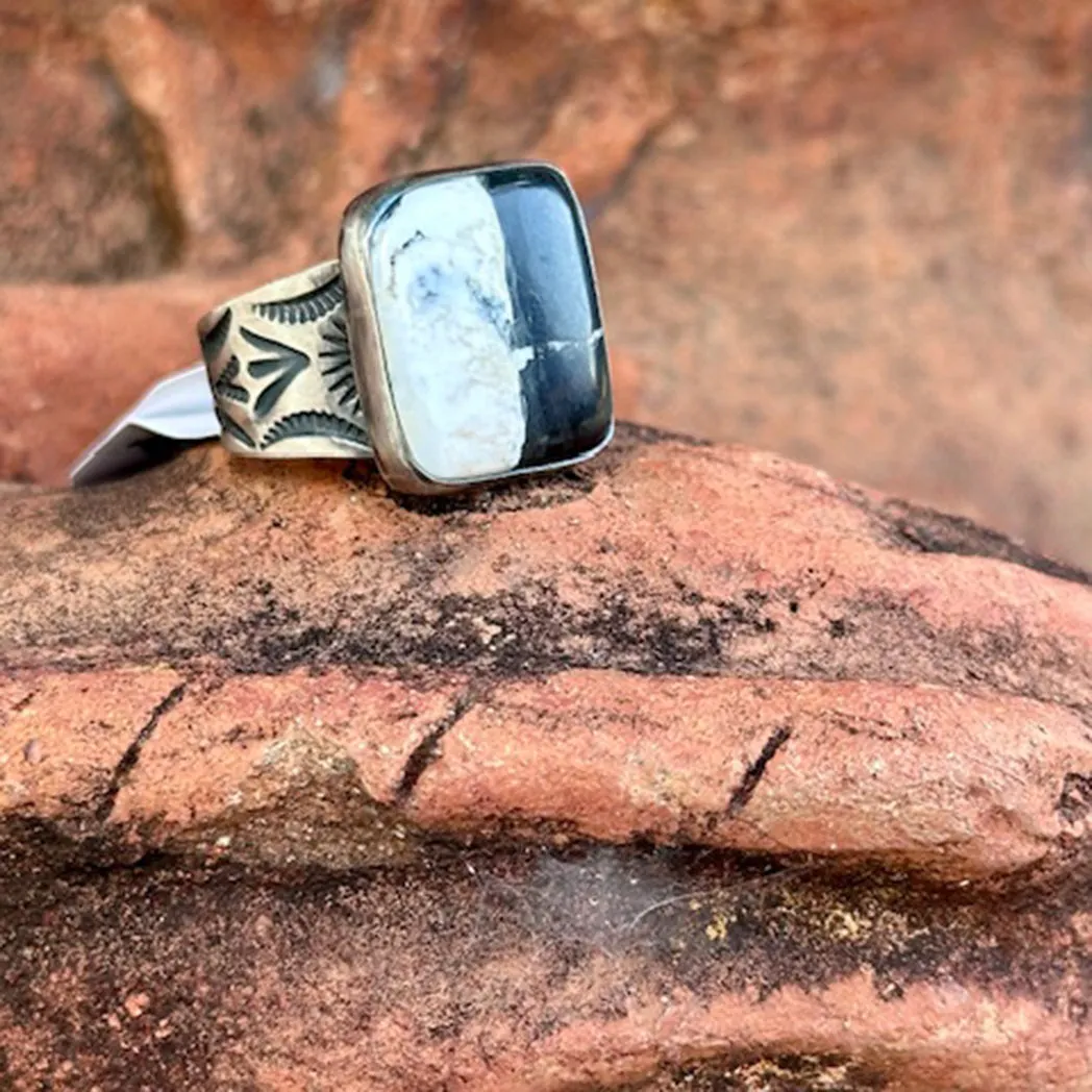 "Ry" White Buffalo Ring sold by Western Edge product image thumbnail 2