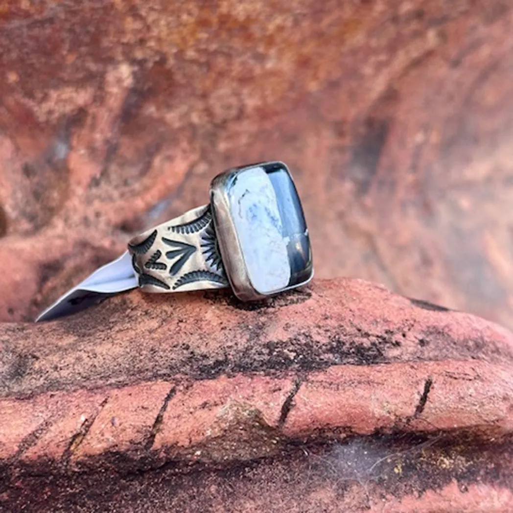 "Ry" White Buffalo Ring sold by Western Edge product image thumbnail 3