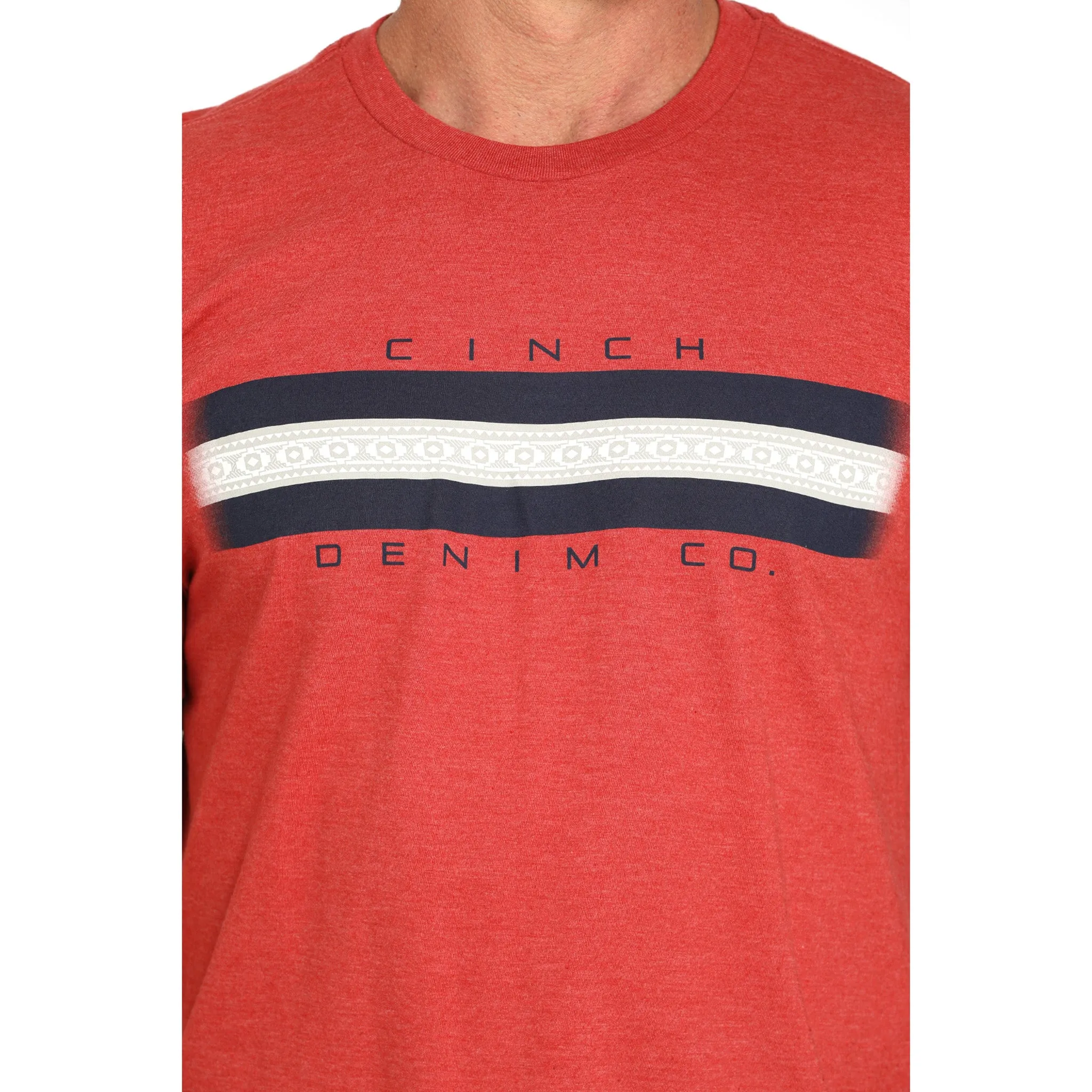Cinch Men's Red Short Sleeve Graphic Tee sold by Western Edge product image thumbnail 3