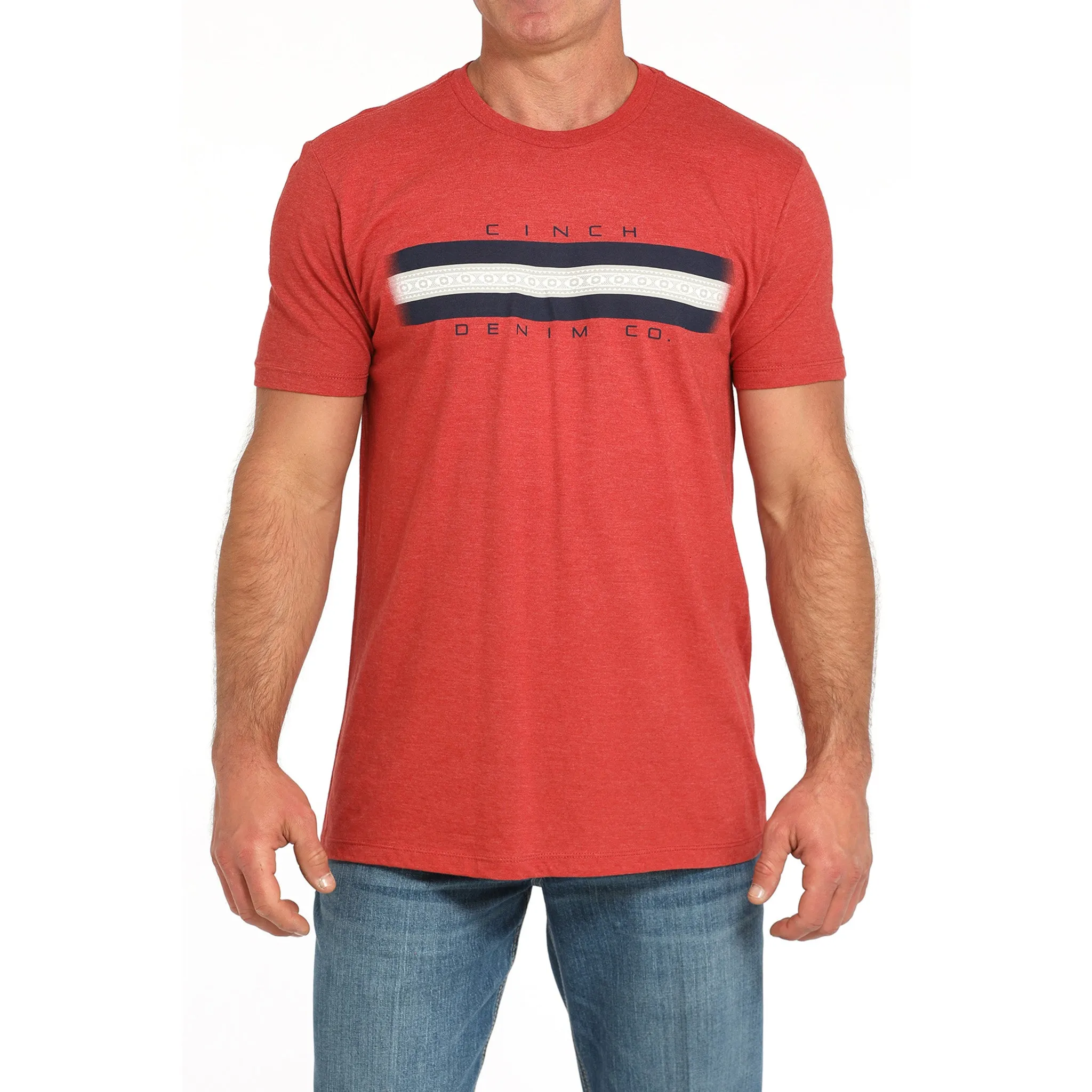 Cinch Men's Red Short Sleeve Graphic Tee sold by Western Edge product image thumbnail 4