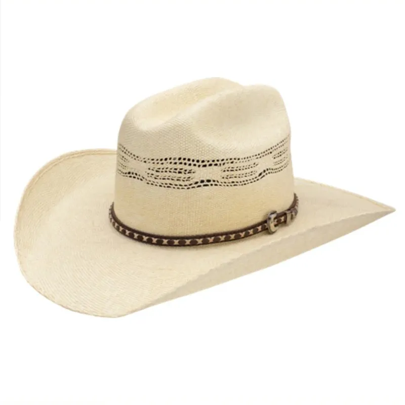 Stetson Elmhurst Straw Cowboy Hat made by Stetson
