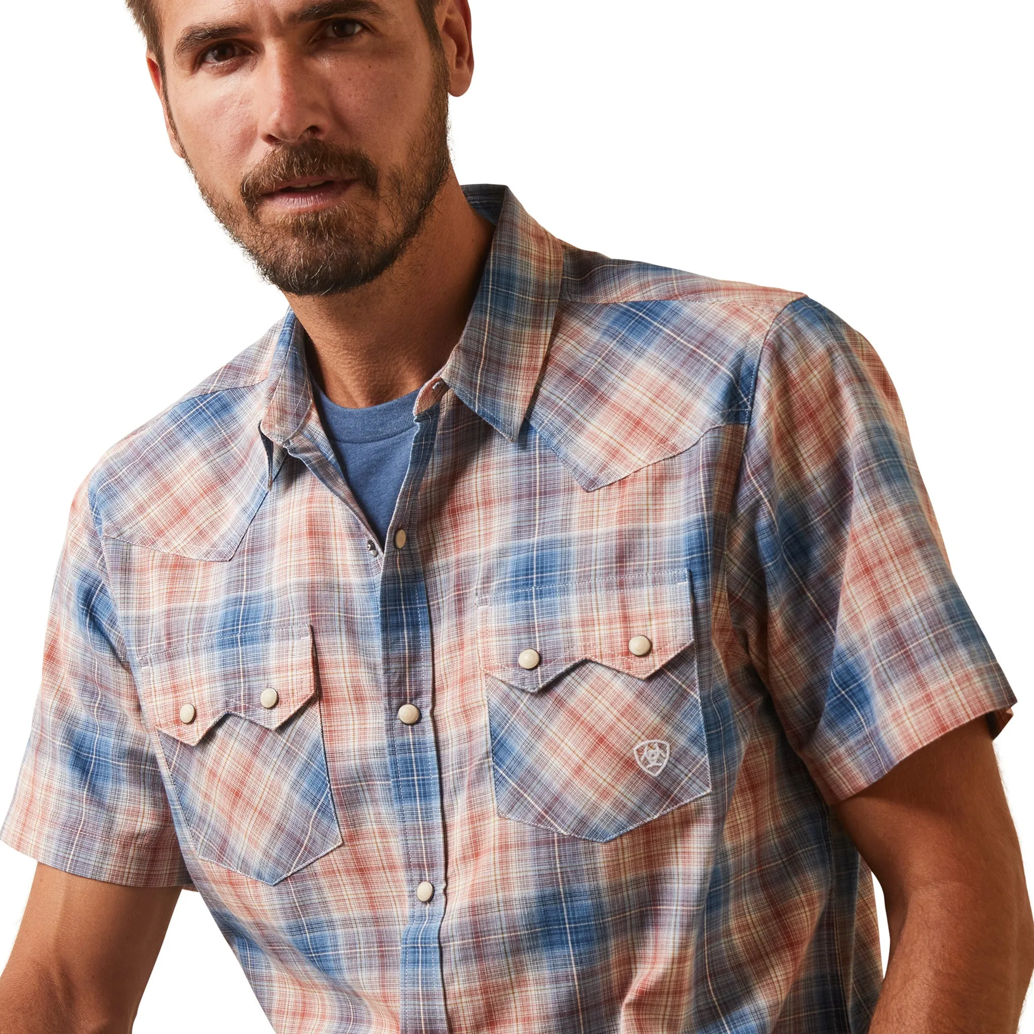 Ariat Men's Hadrian Retro Plaid Shirt sold by Western Edge product image thumbnail 4