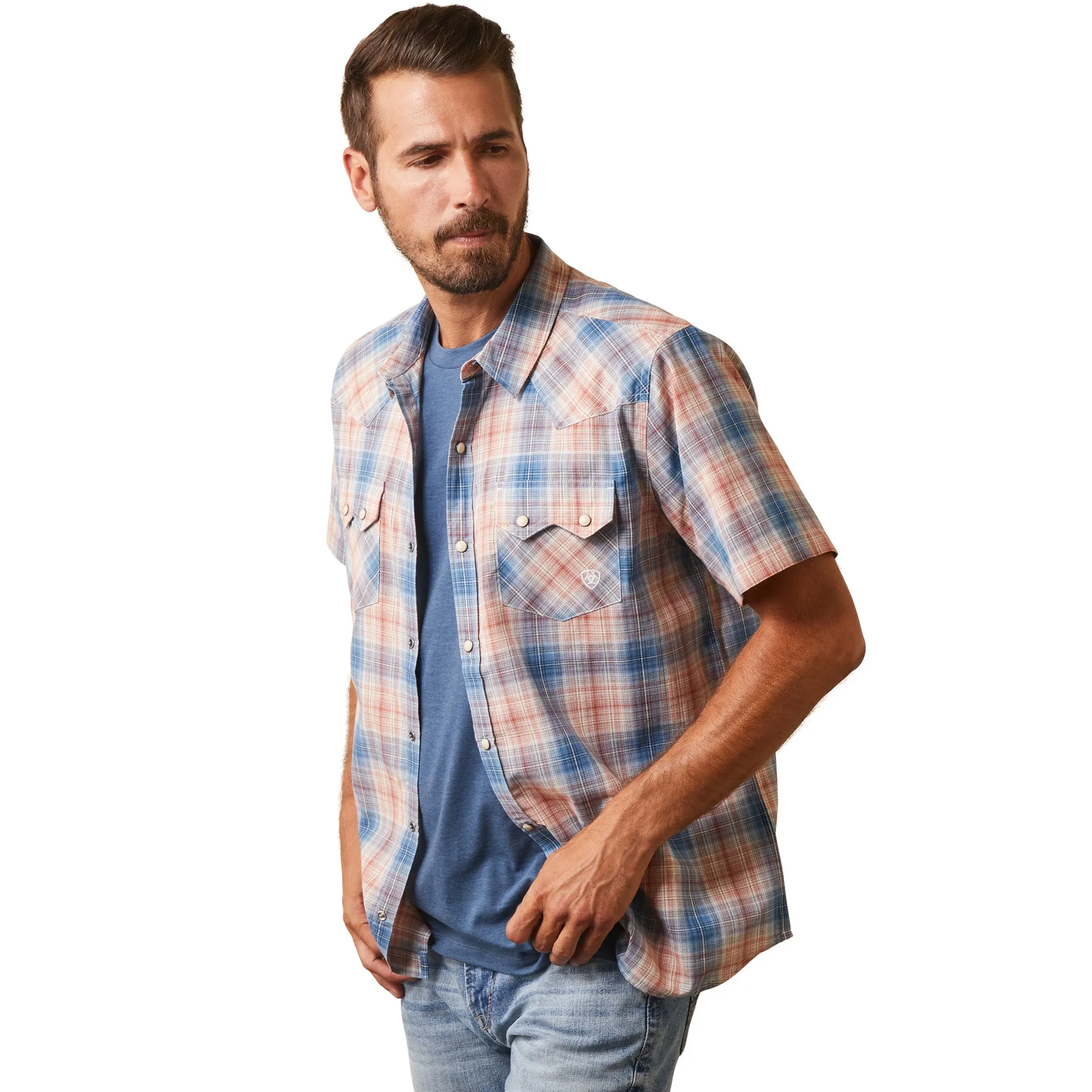 Ariat Men's Hadrian Retro Plaid Shirt sold by Western Edge