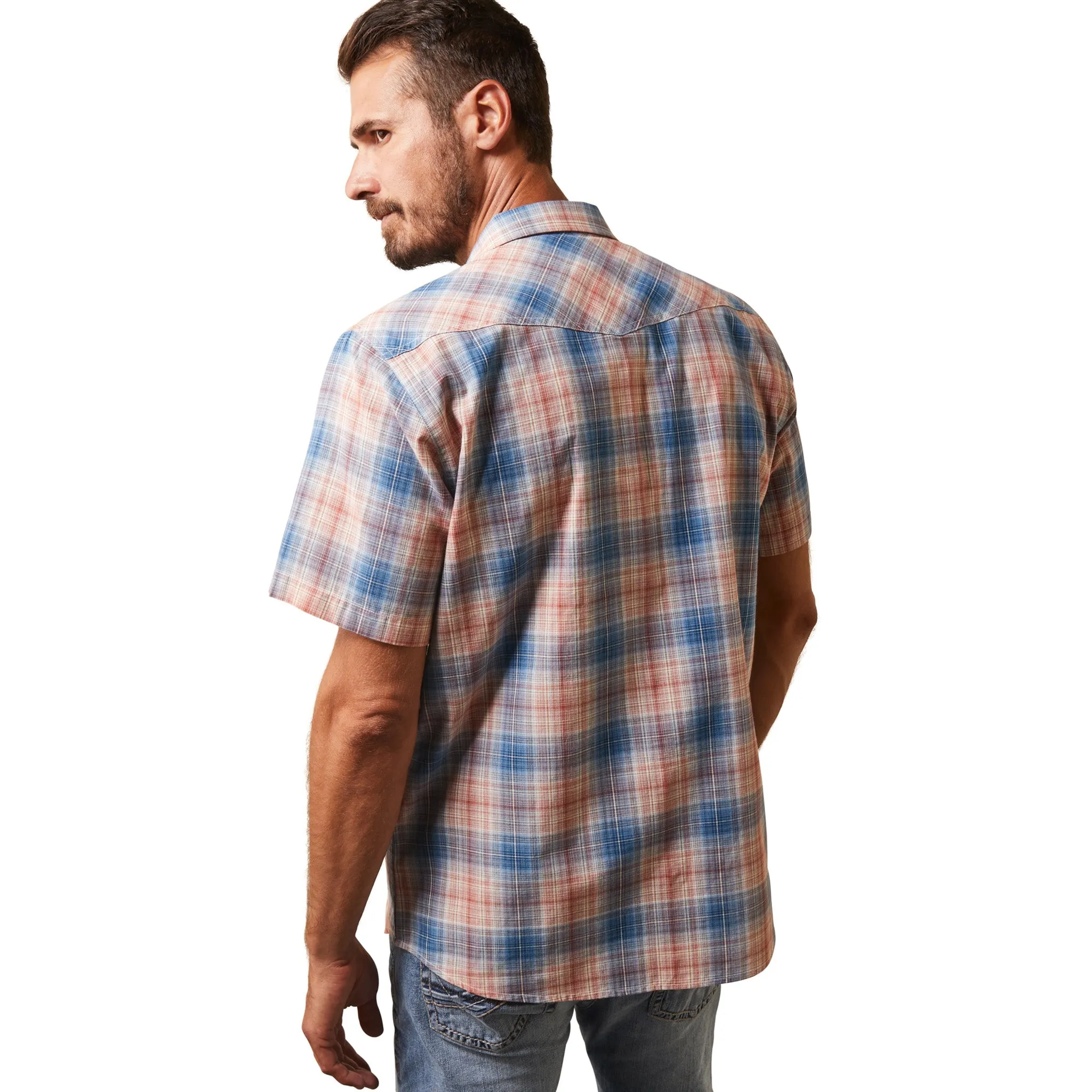 Ariat Men's Hadrian Retro Plaid Shirt sold by Western Edge product image thumbnail 3
