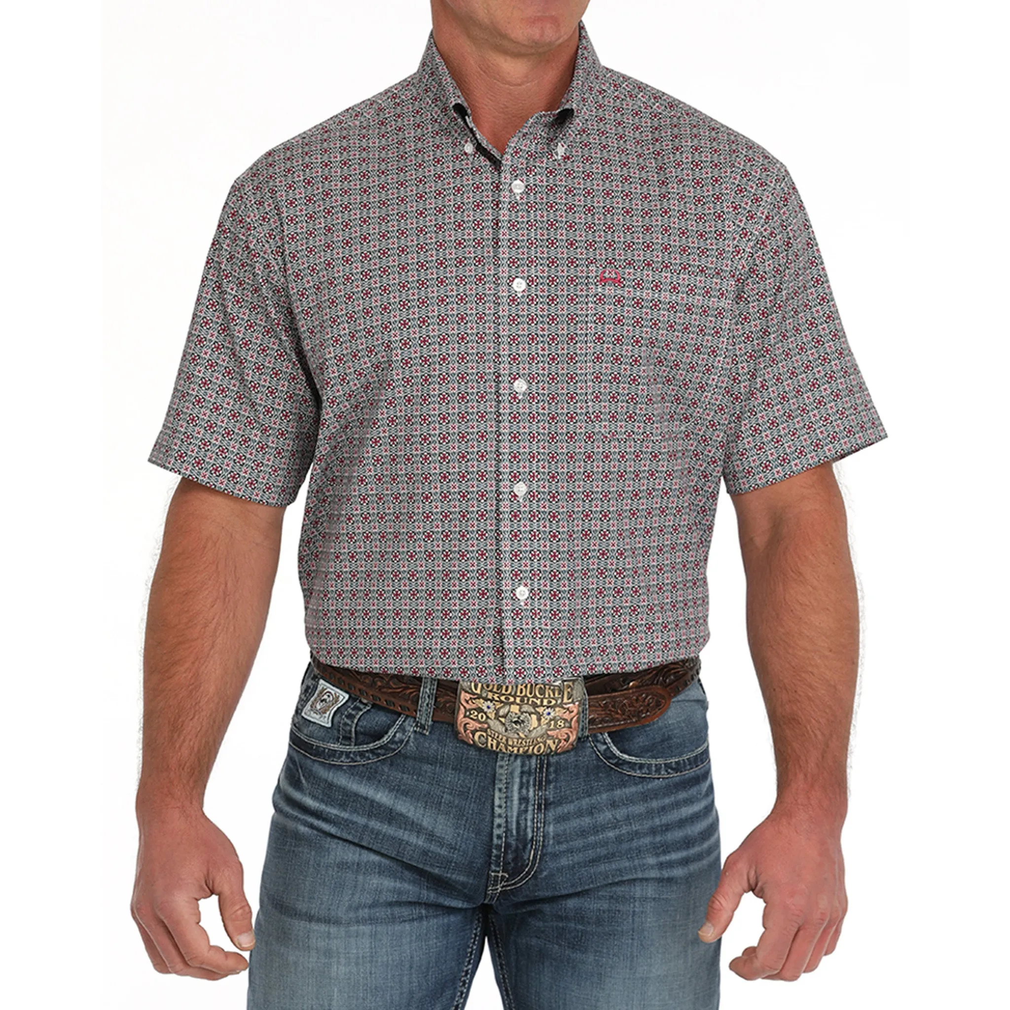Cinch Men's Geo Print Shirt sold by Western Edge