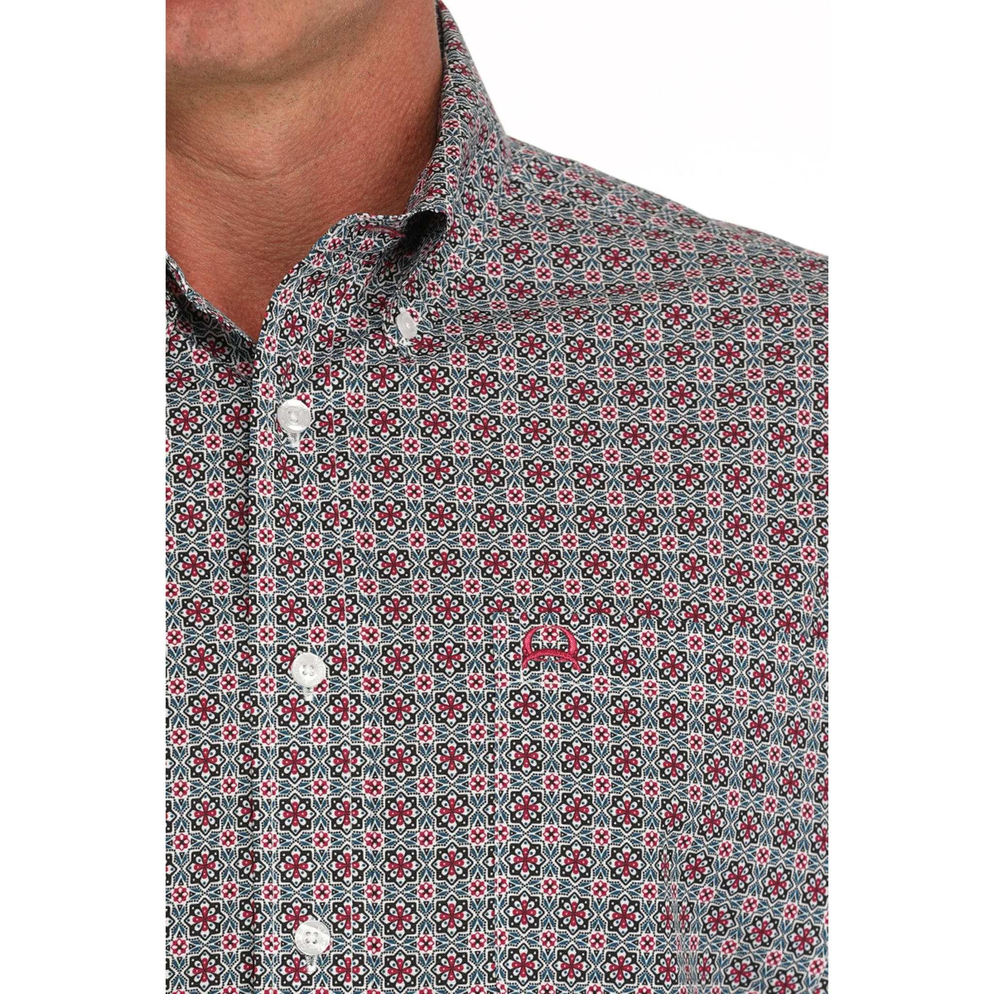 Cinch Men's Geo Print Shirt sold by Western Edge product image thumbnail 4