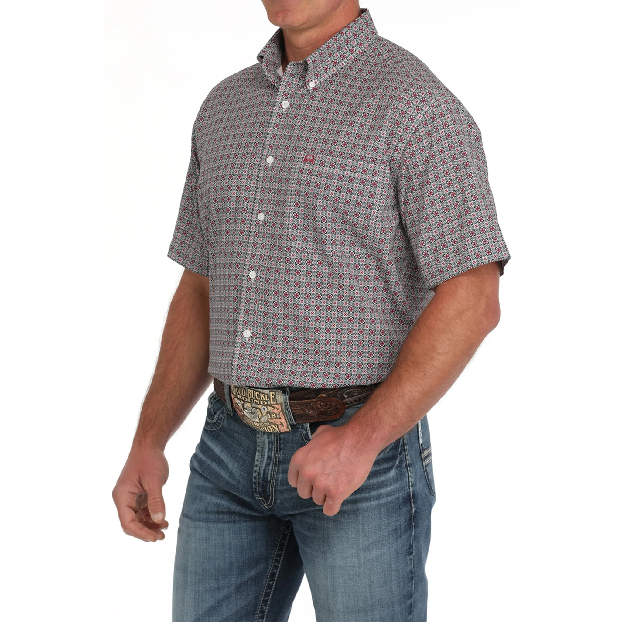 Cinch Men's Geo Print Shirt sold by Western Edge product image thumbnail 2