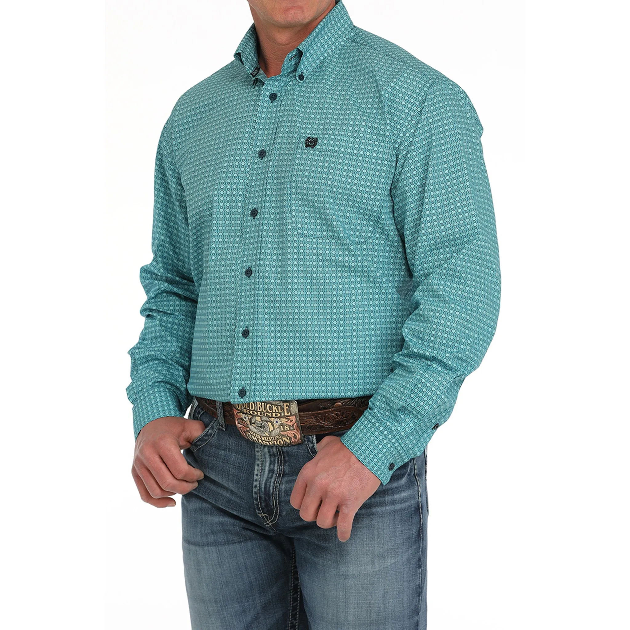 Cinch Men's Medallion Print Shirt sold by Western Edge product image thumbnail 2