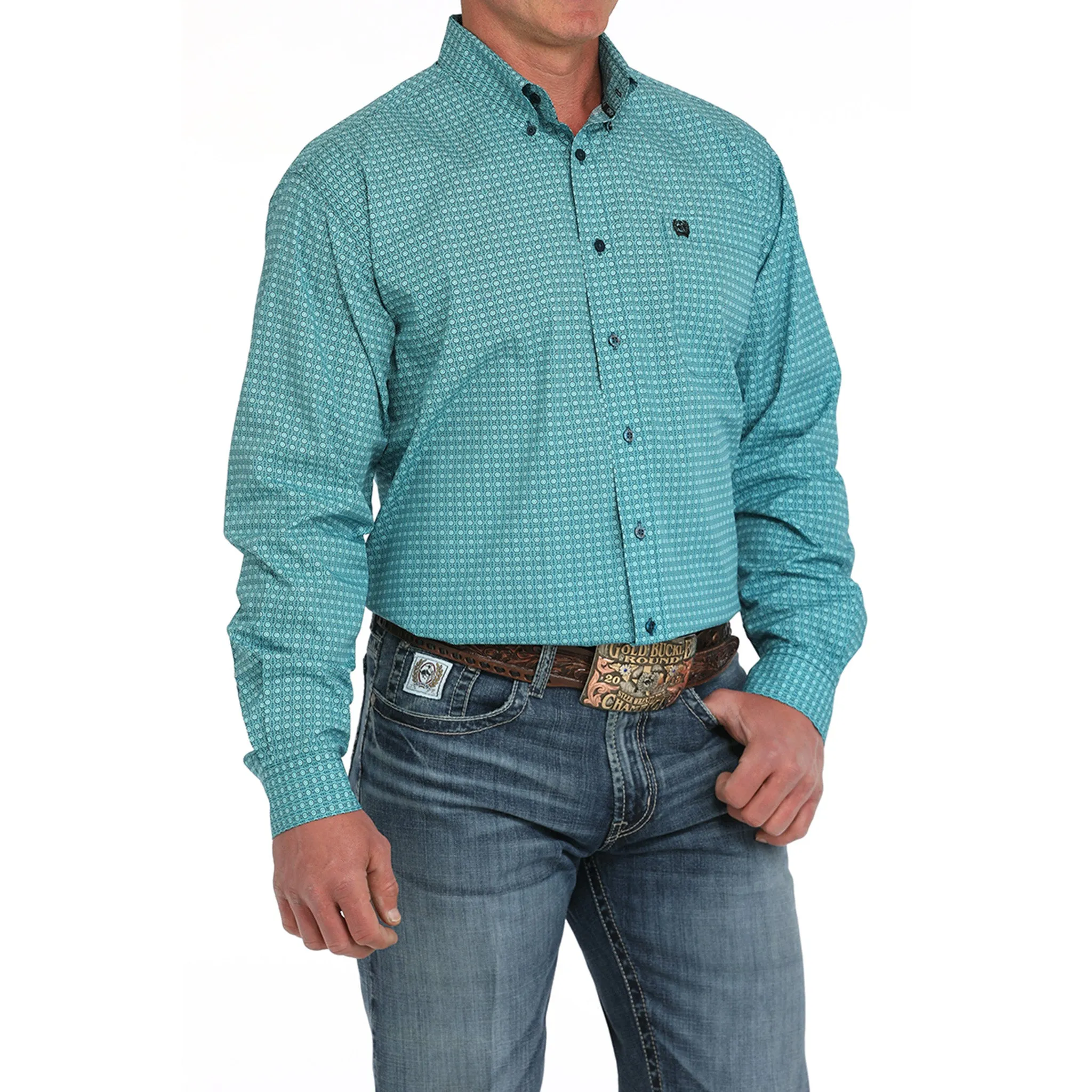 Cinch Men's Medallion Print Shirt sold by Western Edge product image thumbnail 3