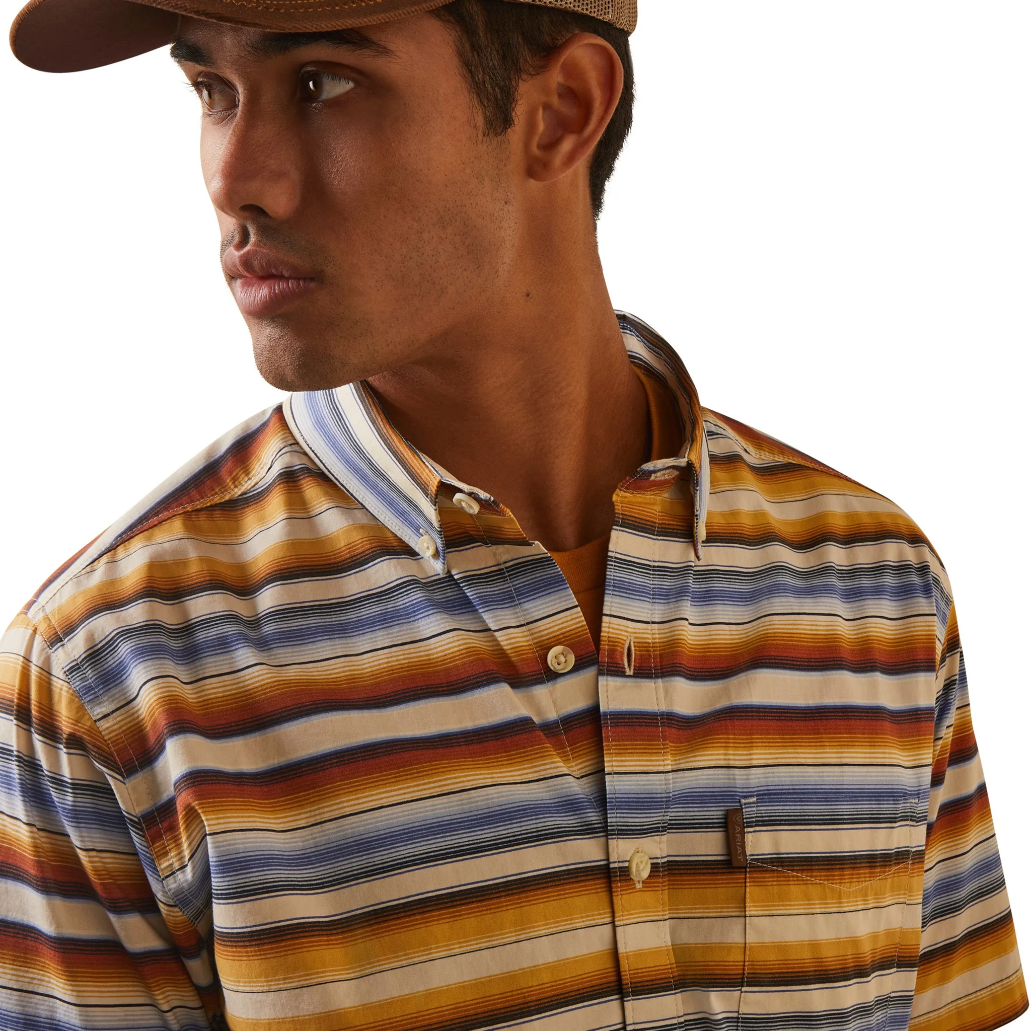 Ariat Men's Sunset Serape Short Sleeve Shirt sold by Western Edge product image thumbnail 3