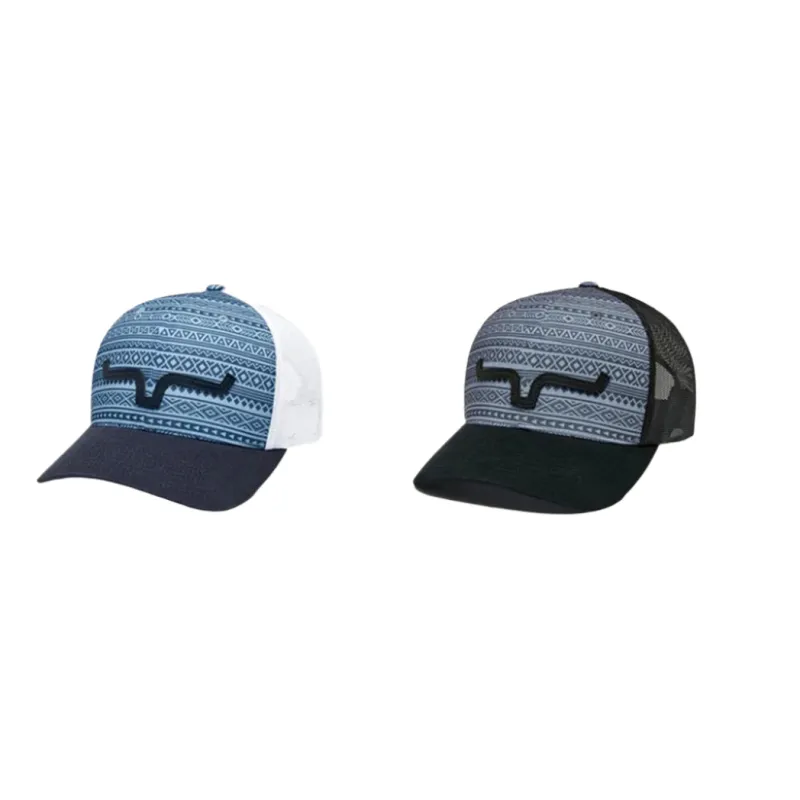 Kimes Ranch Colton X Leather Logo Cap made by Western Edge