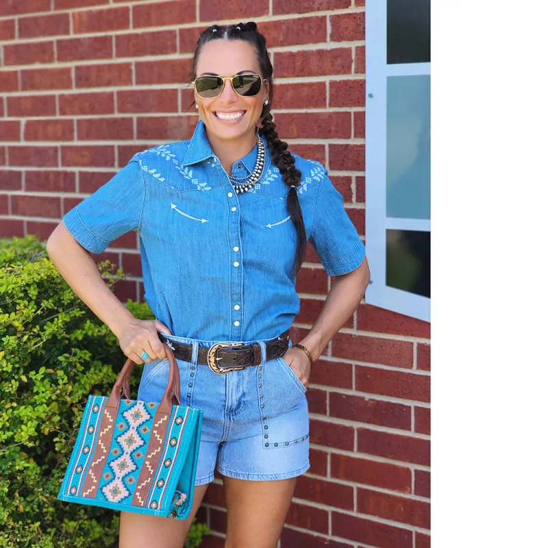 Cruel Denim Snap Front Western Shirt made by Cinch