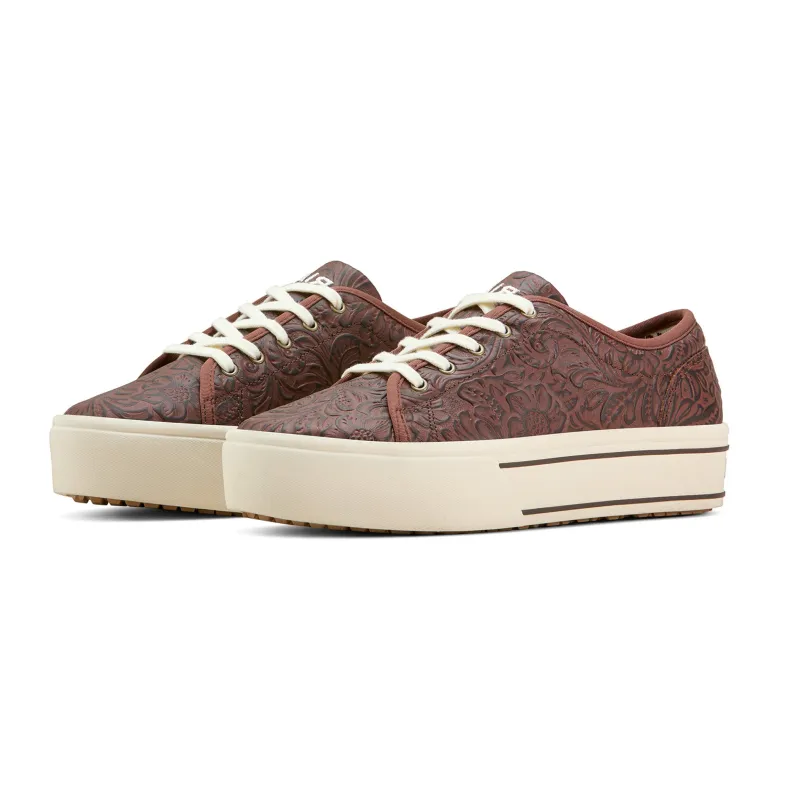 Ariat Women's Skylar Embossed Brown Shoe made by Ariat