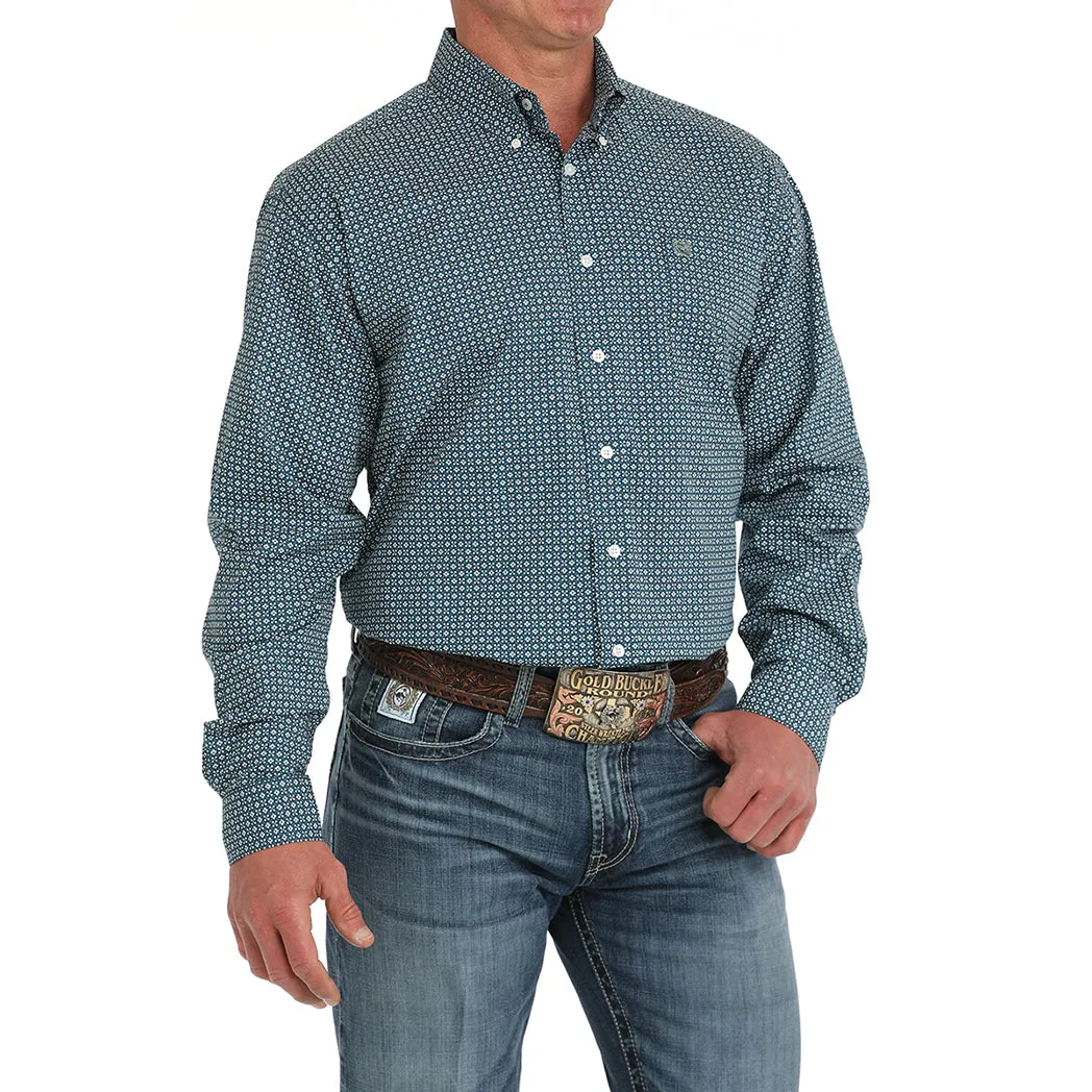 Cinch Mens Diamond Print Button Down sold by Western Edge