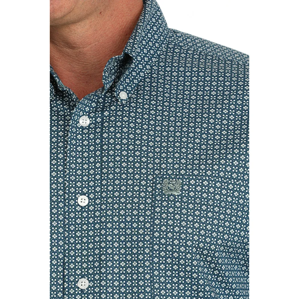 Cinch Mens Diamond Print Button Down sold by Western Edge product image thumbnail 2