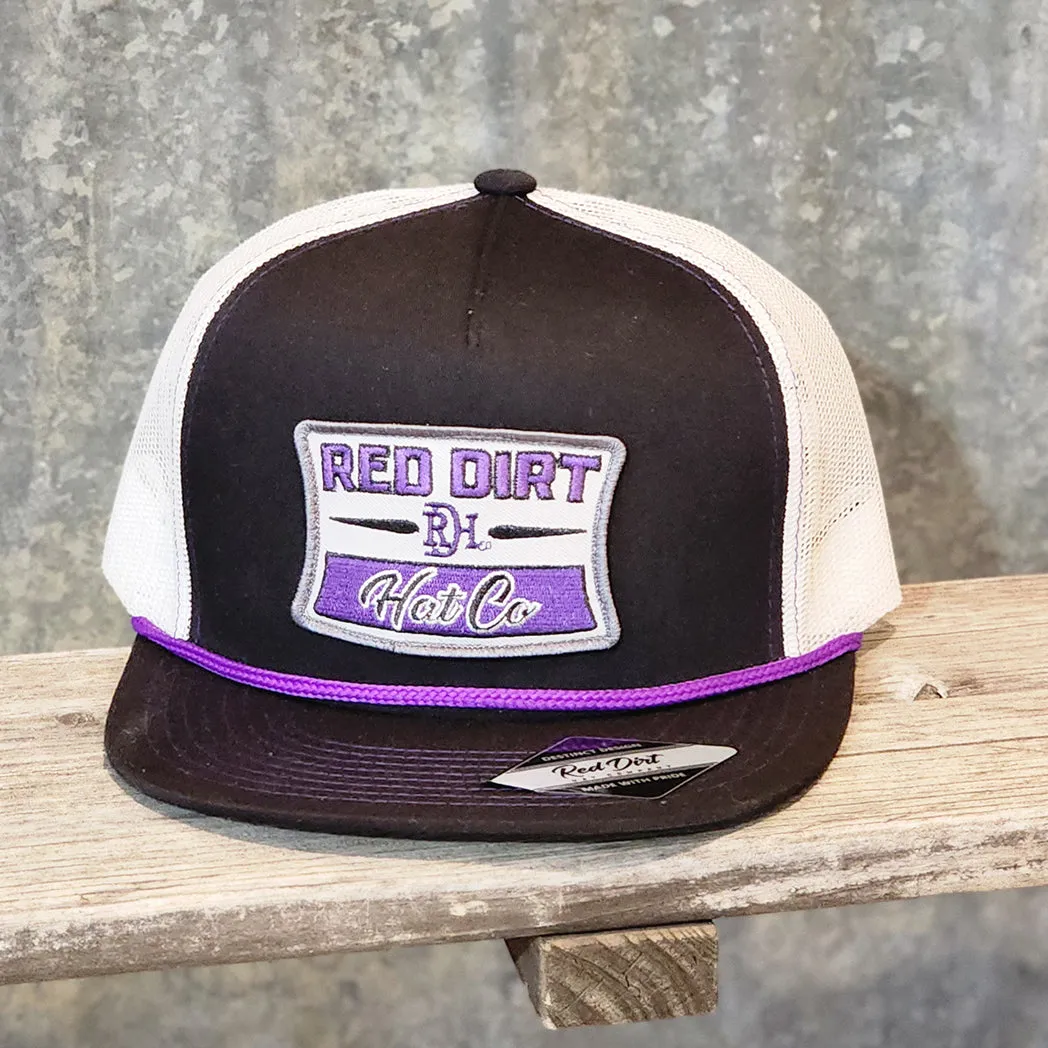 Red Dirt Black Cap with Purple Rope sold by Western Edge