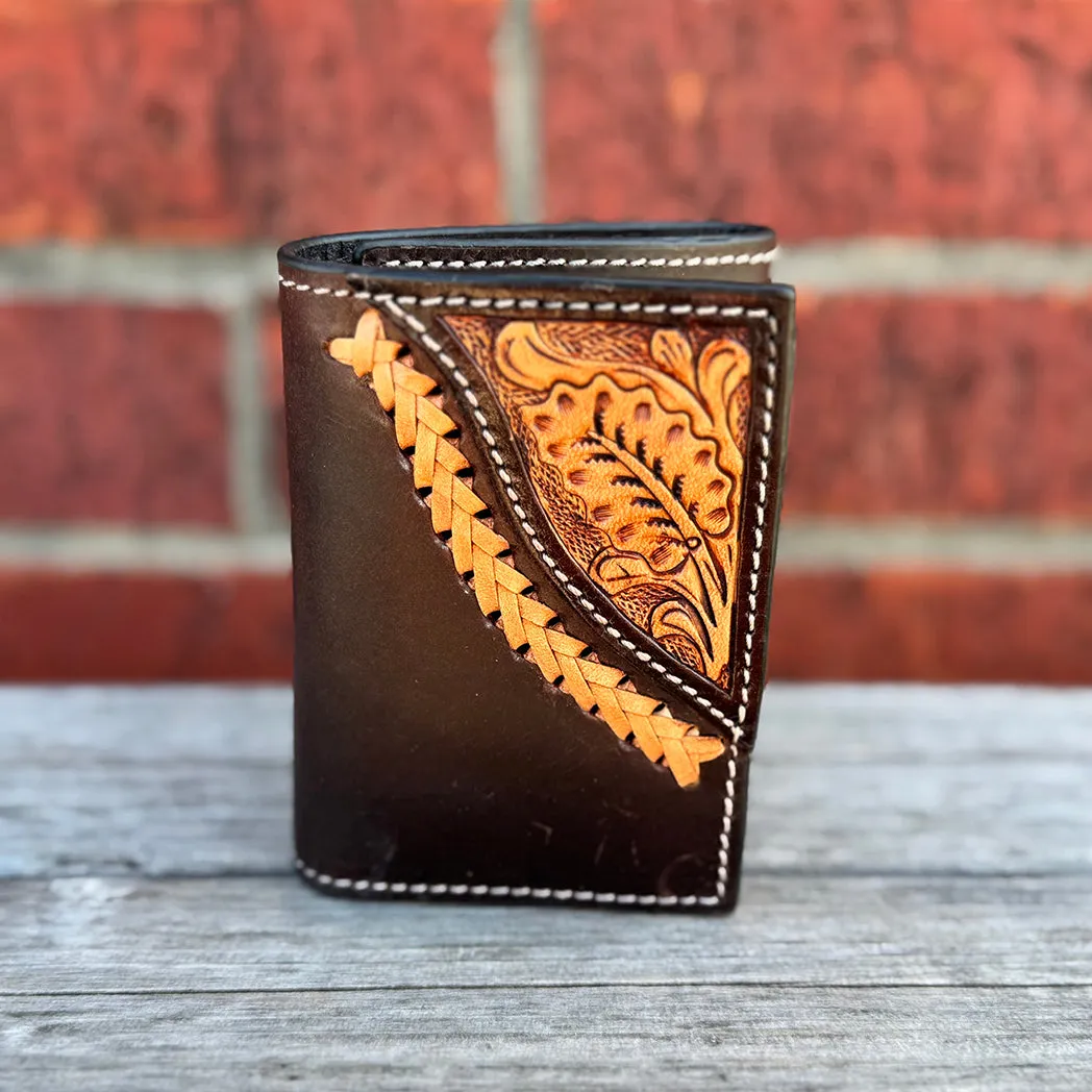 Twisted X Floral Corner Trifold Wallet sold by Western Edge